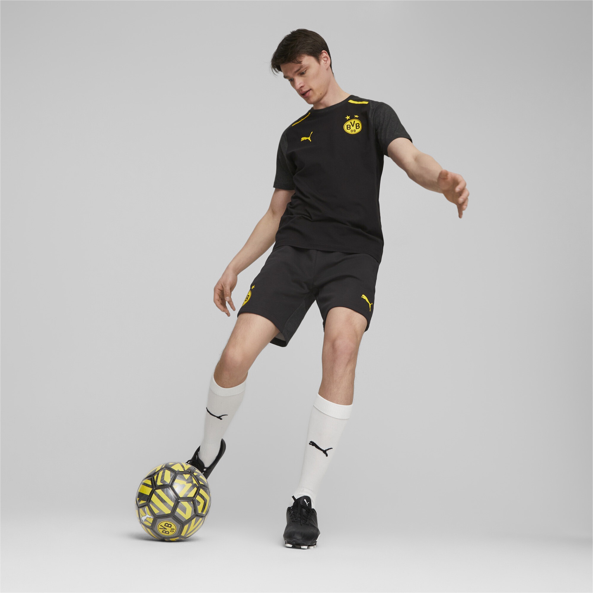 PUMA T-Shirt »Borussia Dortmund Football Casuals T-Shirt Herren«