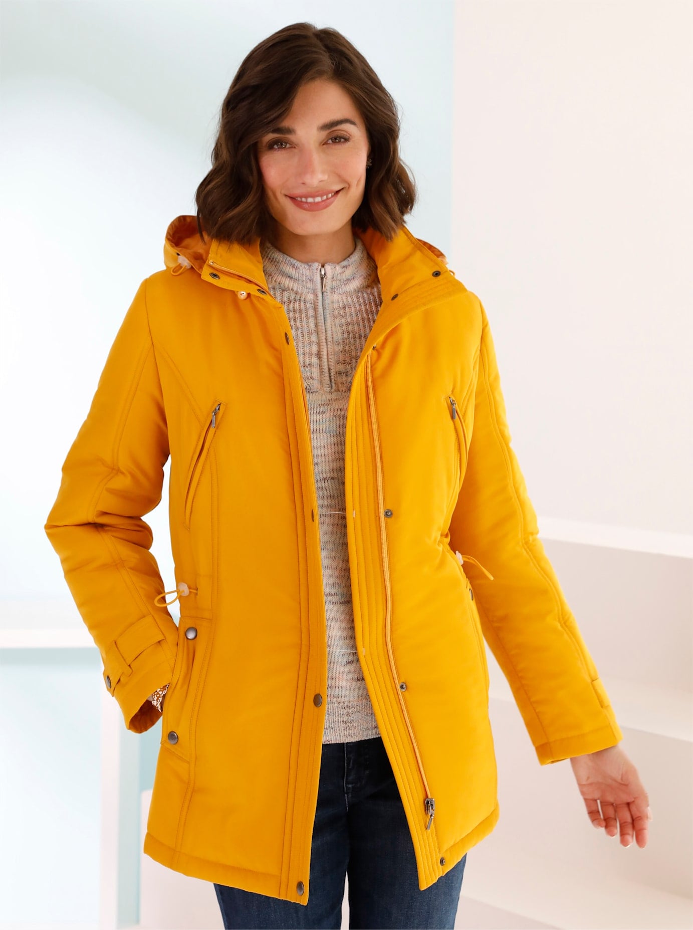 Classic Basics Steppjacke mitKapuze günstig online kaufen
