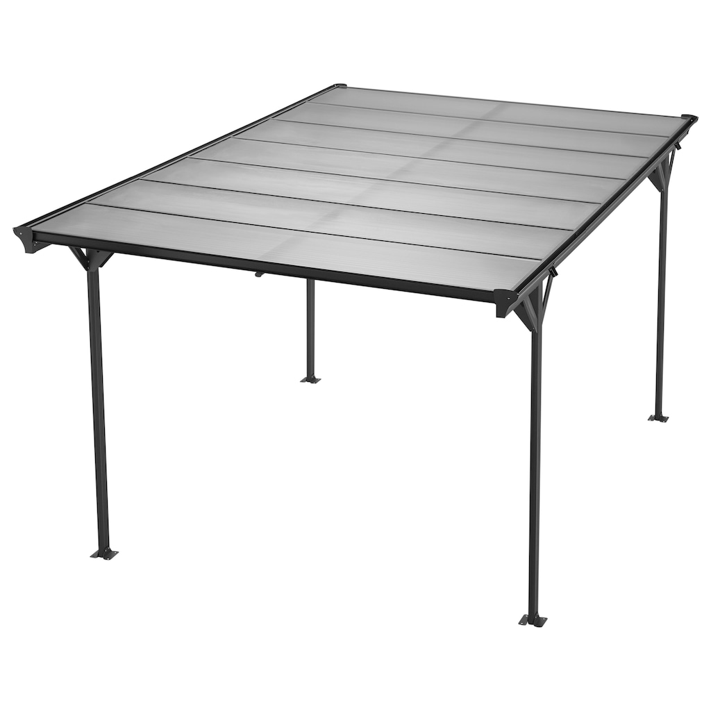 KONIFERA Einzelcarport »Charly«, Aluminium, 275 cm, anthrazit