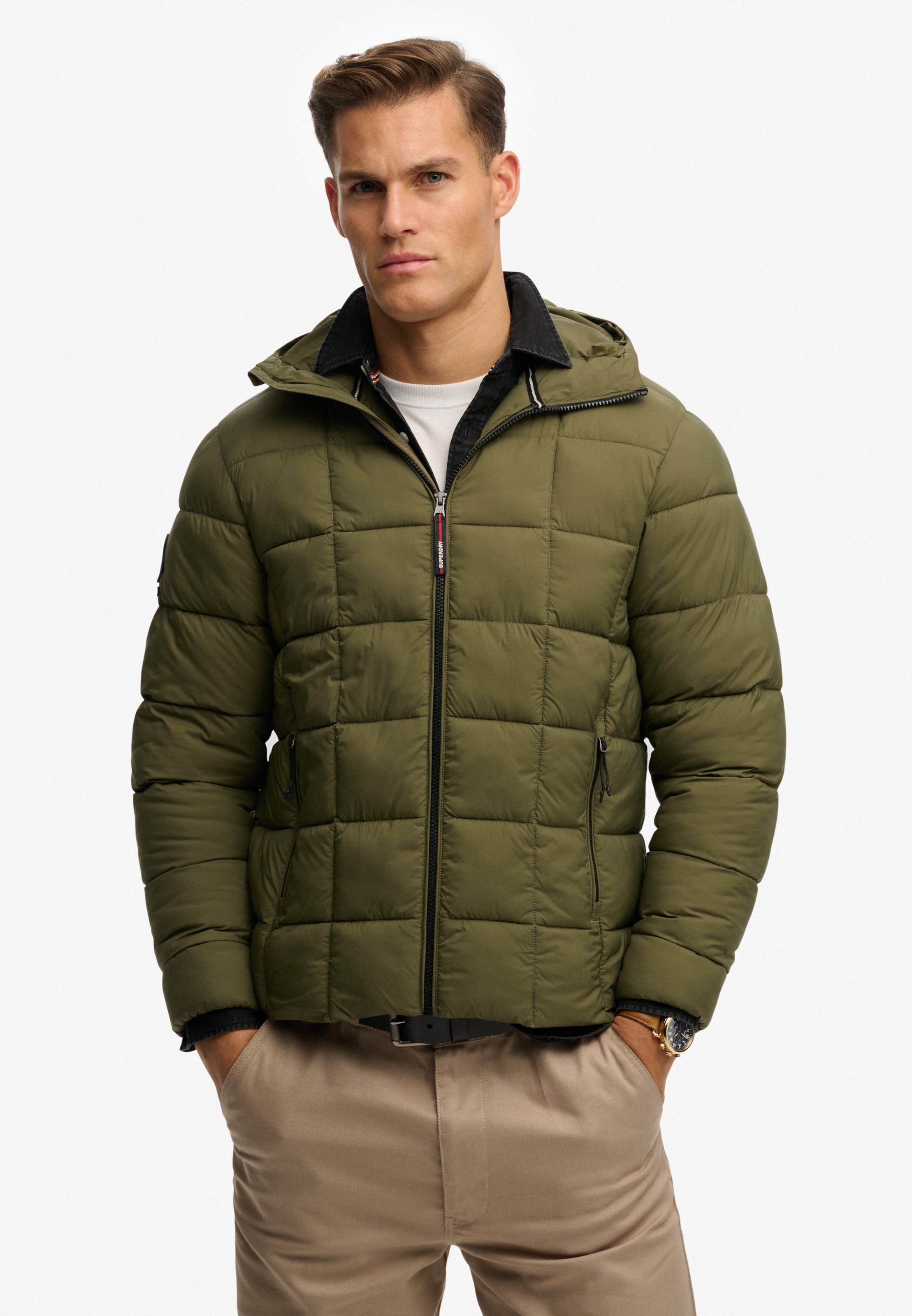 Superdry Steppjacke "HOOD BOX QUILT FUJI LITE JKT" günstig online kaufen