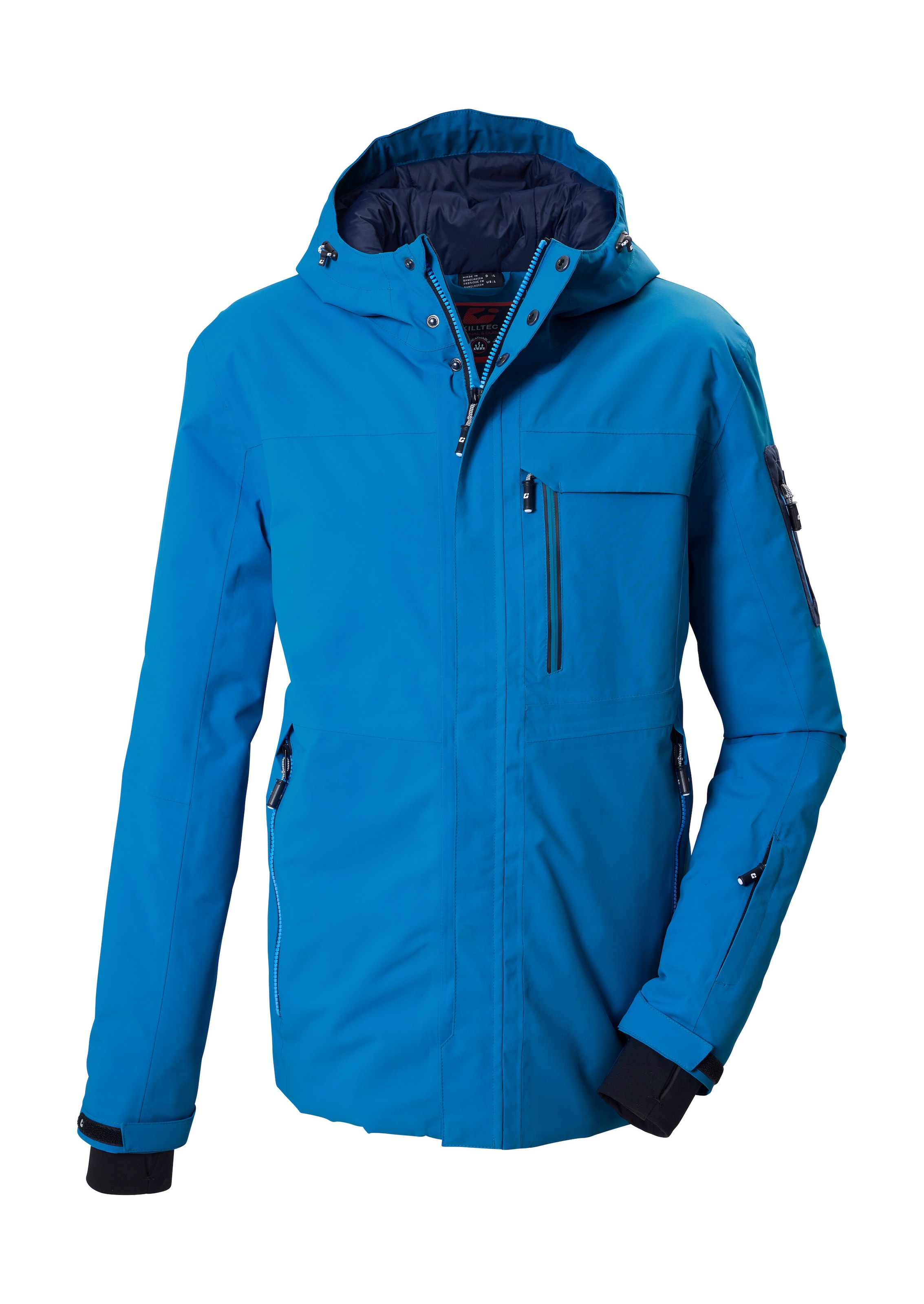 Killtec Skijacke "KSW 78 MN SKI JCKT" Atmungsaktive, wasserdichte Skijacke mit verstellbarer Kapuze