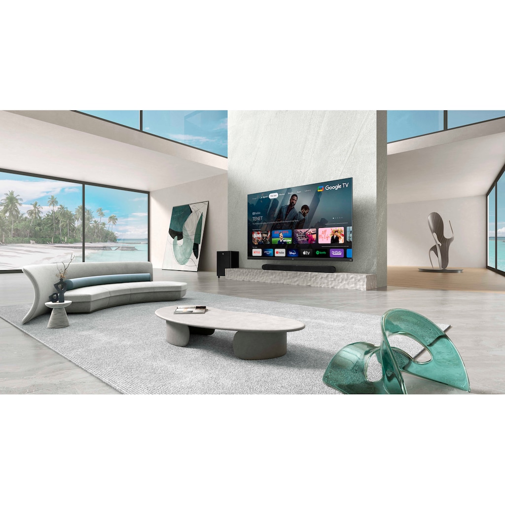 TCL QLED Mini LED-Fernseher »65C935X2«, 164 cm/65 Zoll, 4K Ultra HD, Google TV-Smart-TV