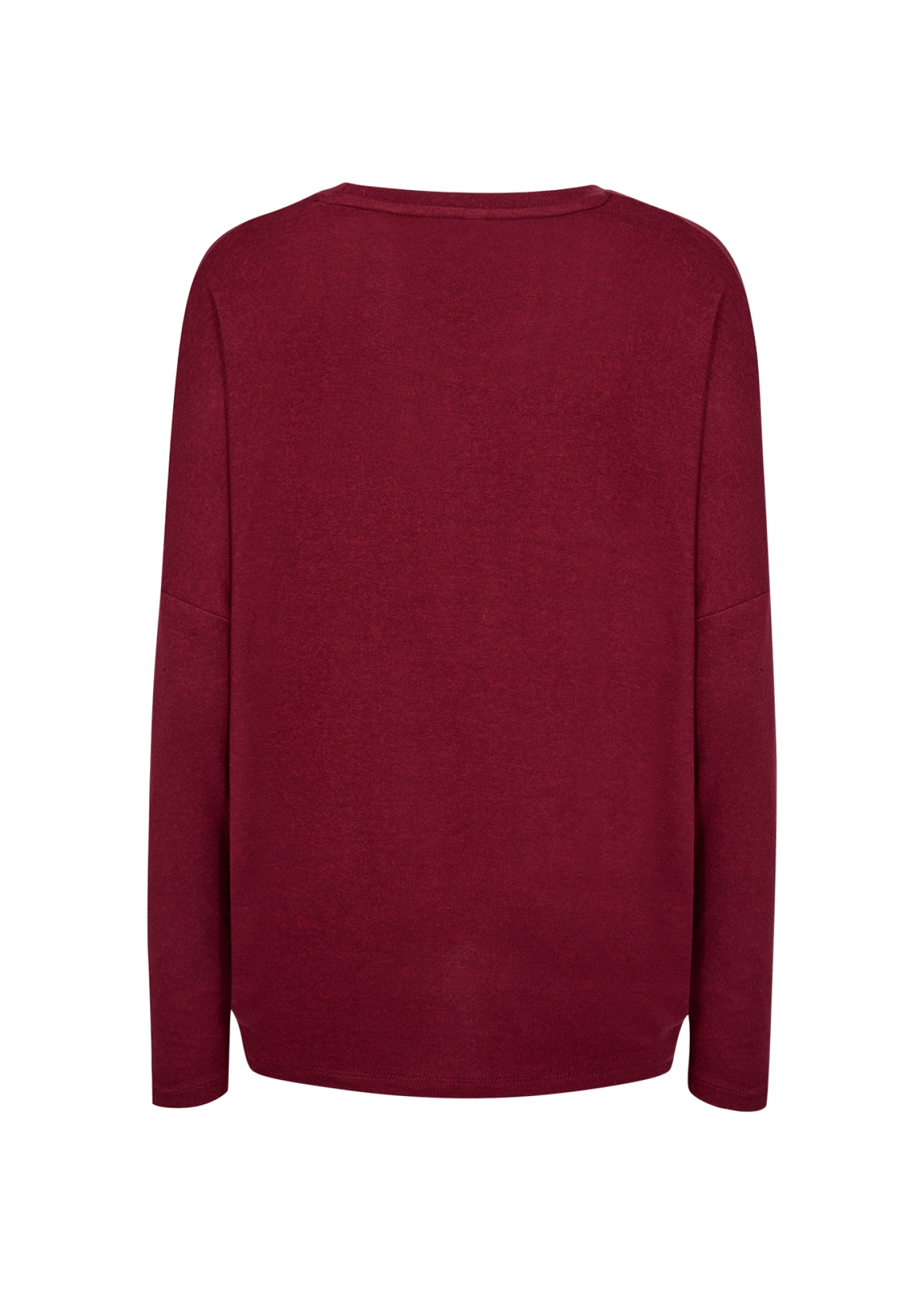 soyaconcept Rundhalsshirt »SC-BIARA 1«, bequemer Pullover, elastische Viskose-Qualität in melierter Optik