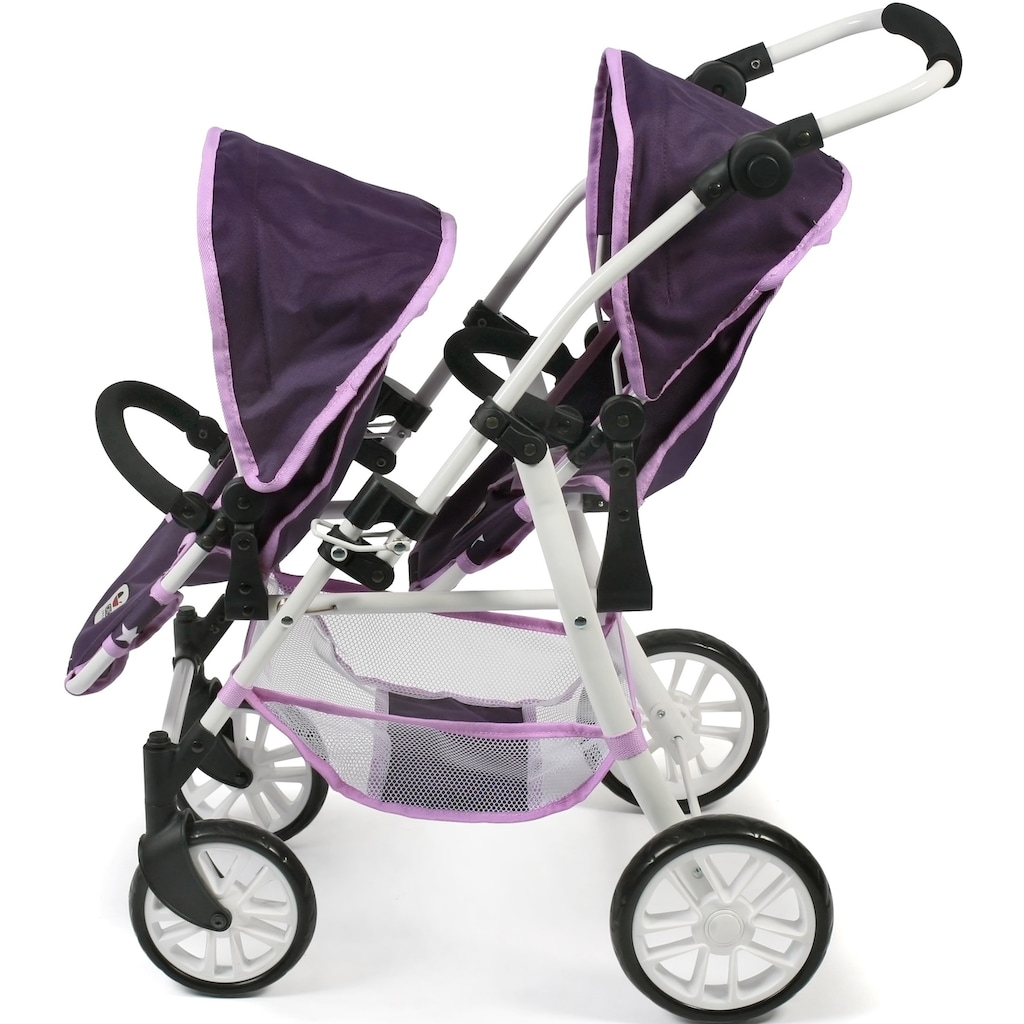 CHIC2000 Puppen-Zwillingsbuggy »Twinny, Stars Lila«