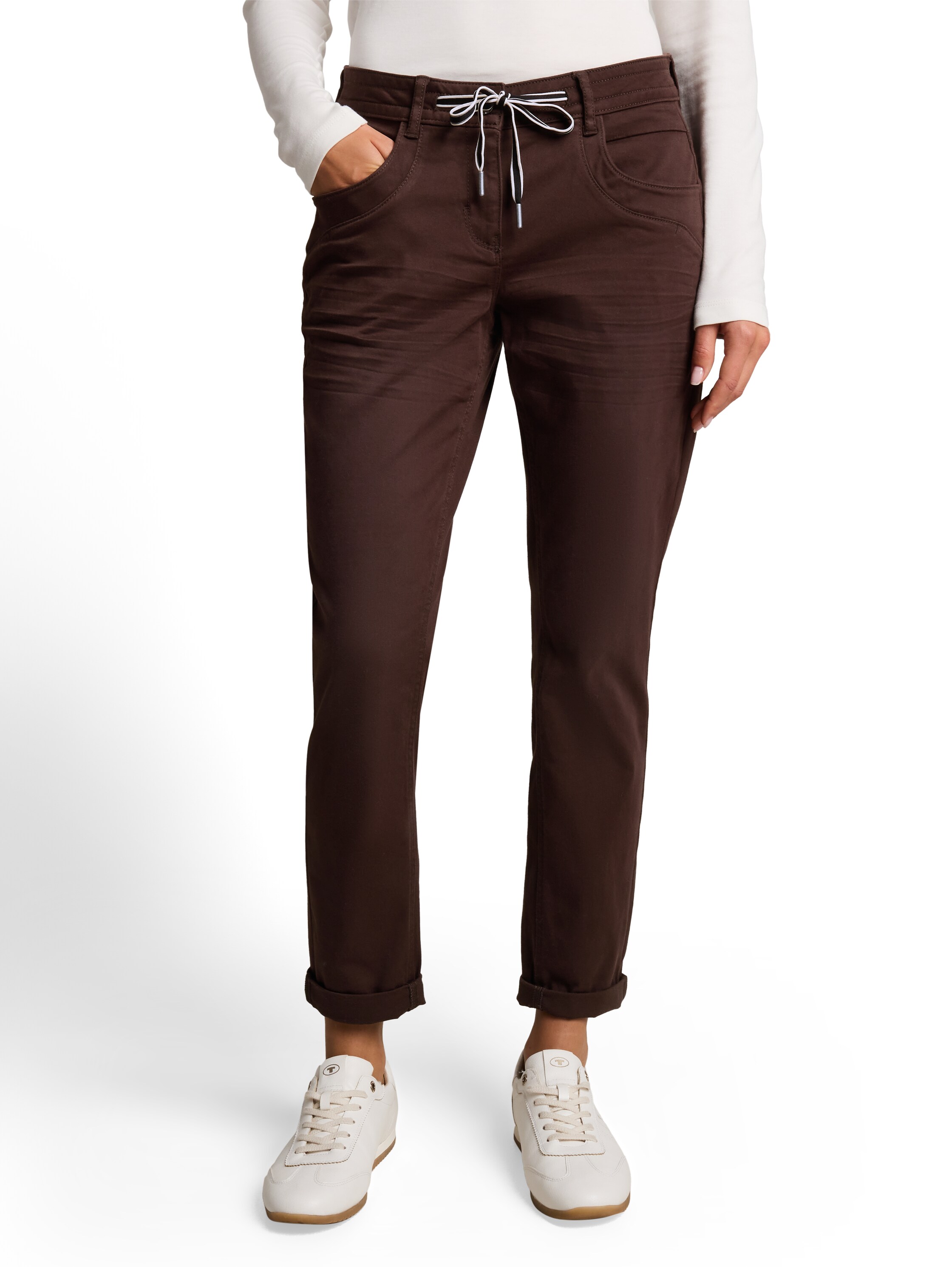 TOM TAILOR "TOM TAILOR Tapered" mit Bindeband am Bündchen