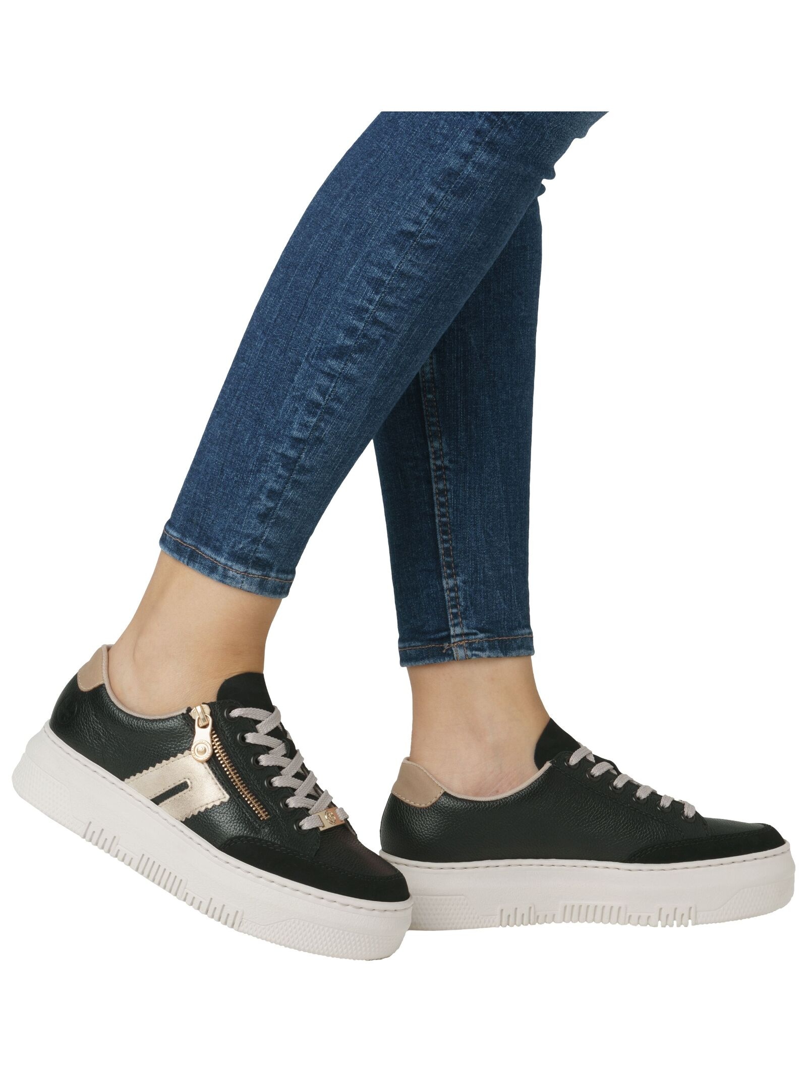 Rieker Plateausneaker »Rieker Sneaker Glattleder«
