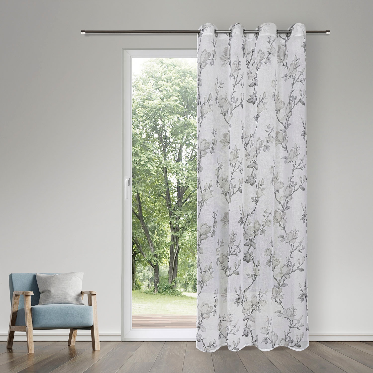 Gerster Gardine "Finia" Ösen 1 Stk. tlg. SB-Ösenschal "Finia" günstig online kaufen