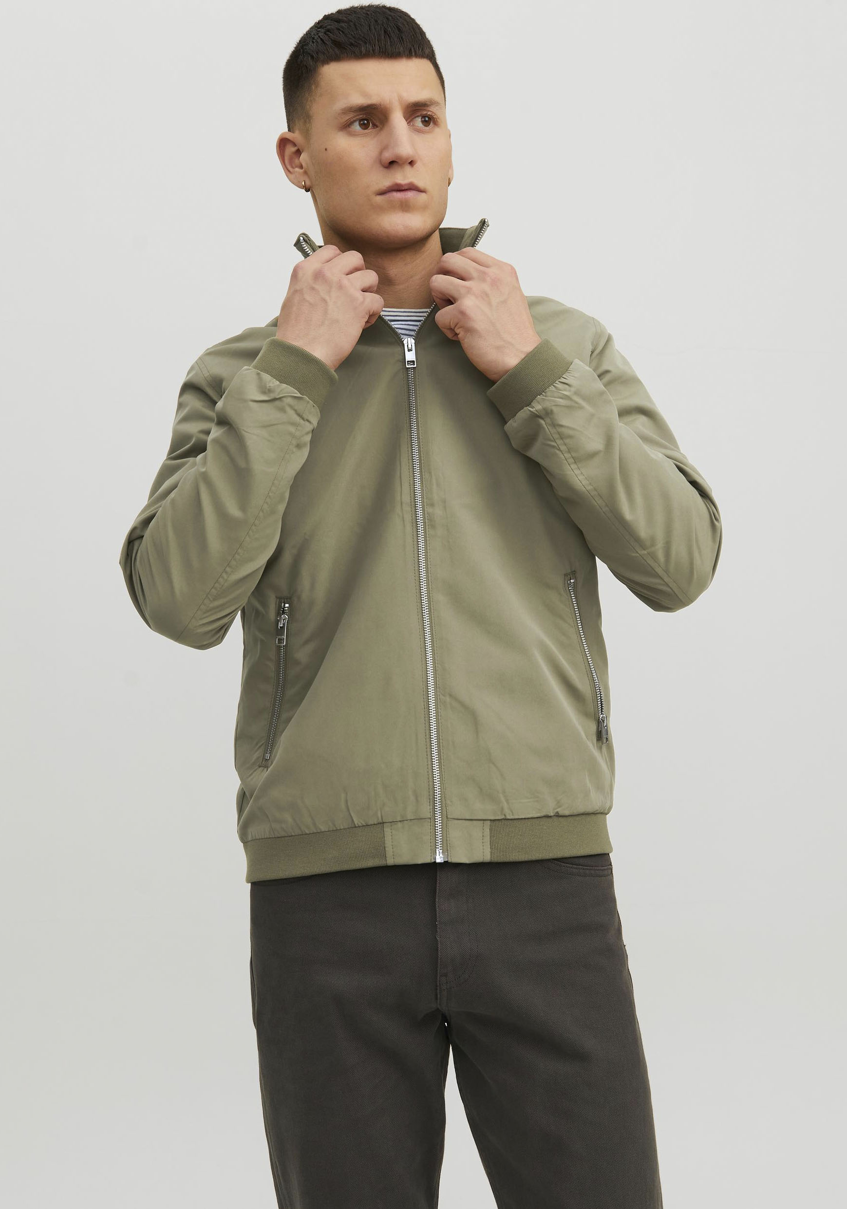 Blouson »JJERUSH HARRINGTON BOMBER NOOS«