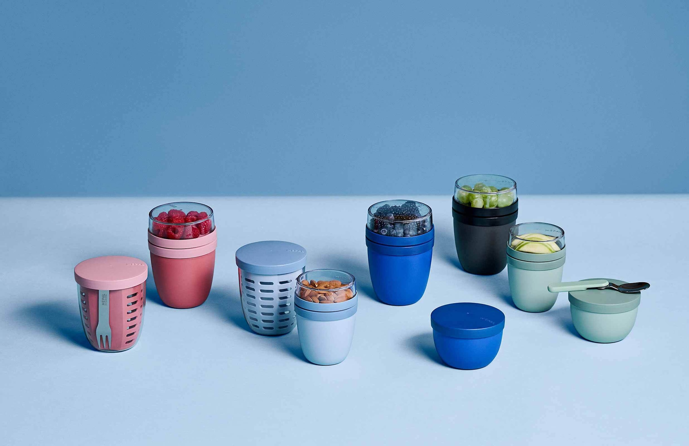 Mepal Lunchbox »Lunchpot, Fruitpot und Snackpot Ellipse 3er Set«