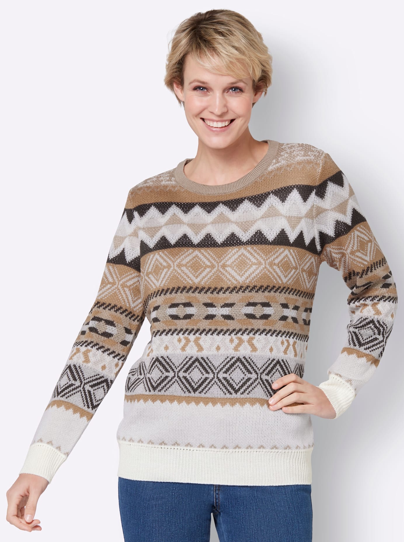 Classic Basics Jacquardpullover »Jacquard-Pullover«