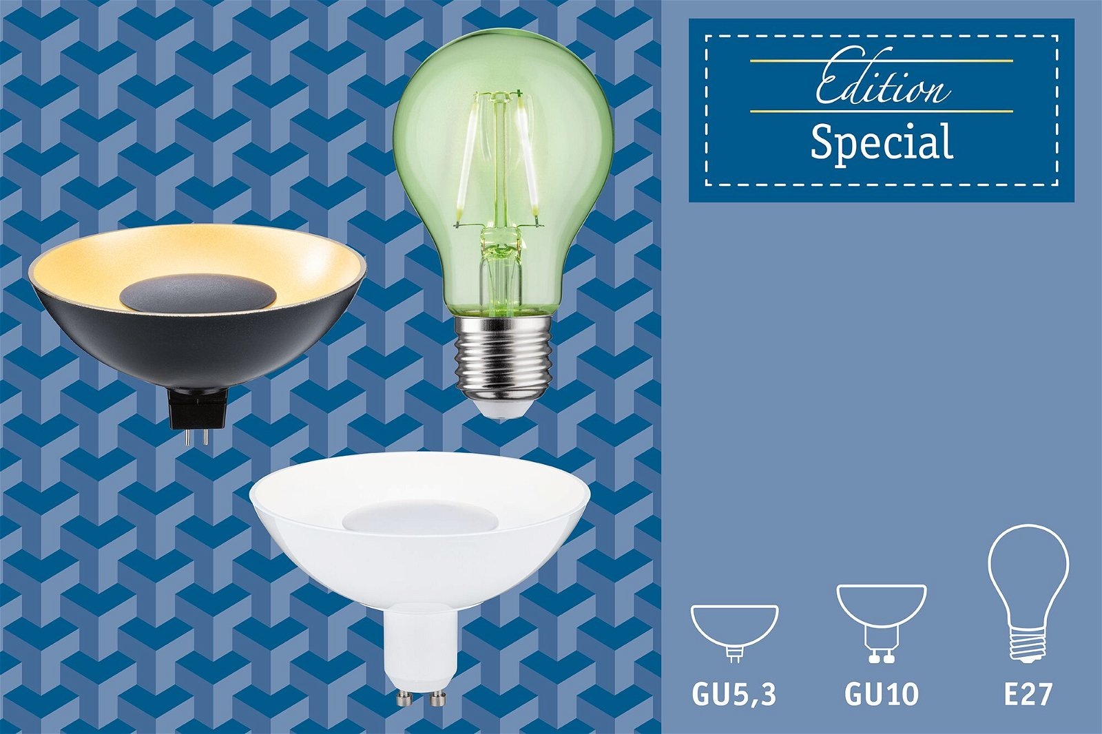 Paulmann LED-Leuchtmittel »360lm 4,9W weiß/silber 230V«, 1 St., Warmweiß