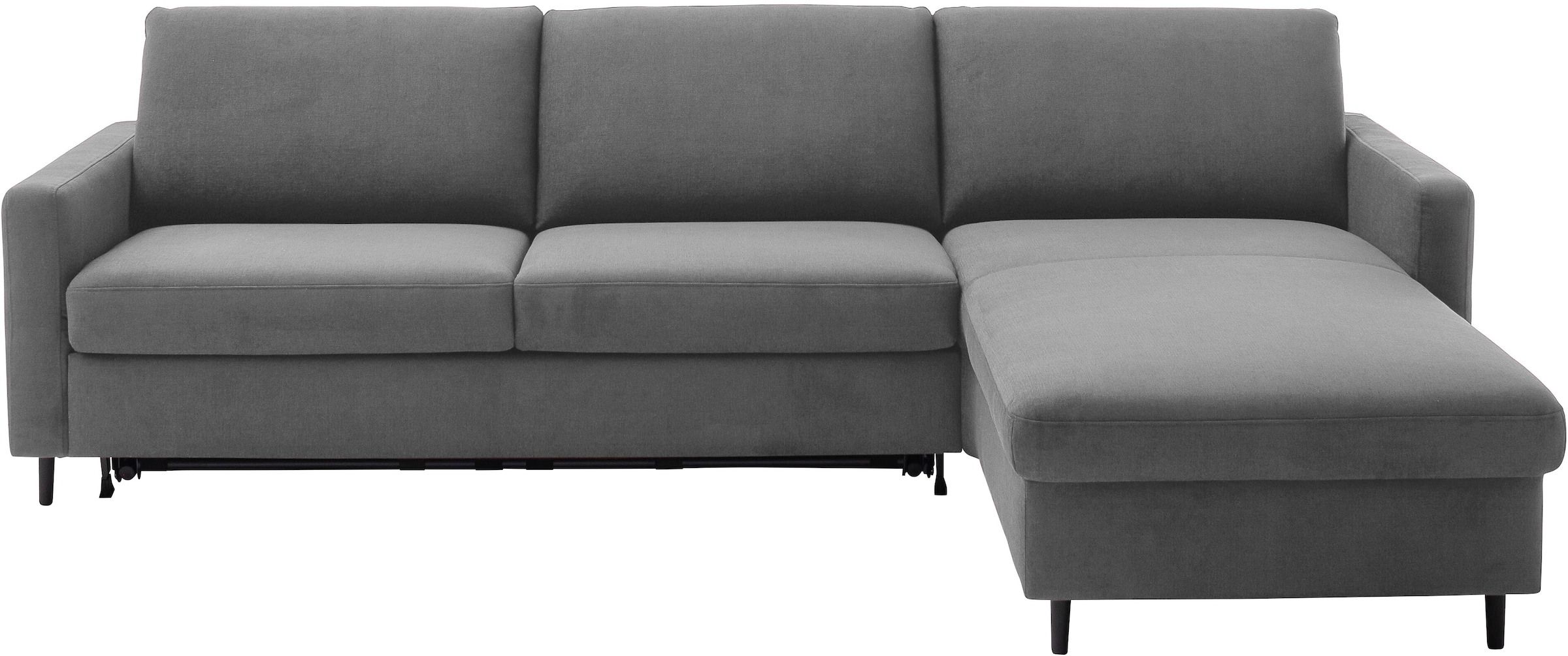 Home affaire Ecksofa "Calestra, Bezug Easy Care, Dauerschlaffunktion in 2 Q günstig online kaufen