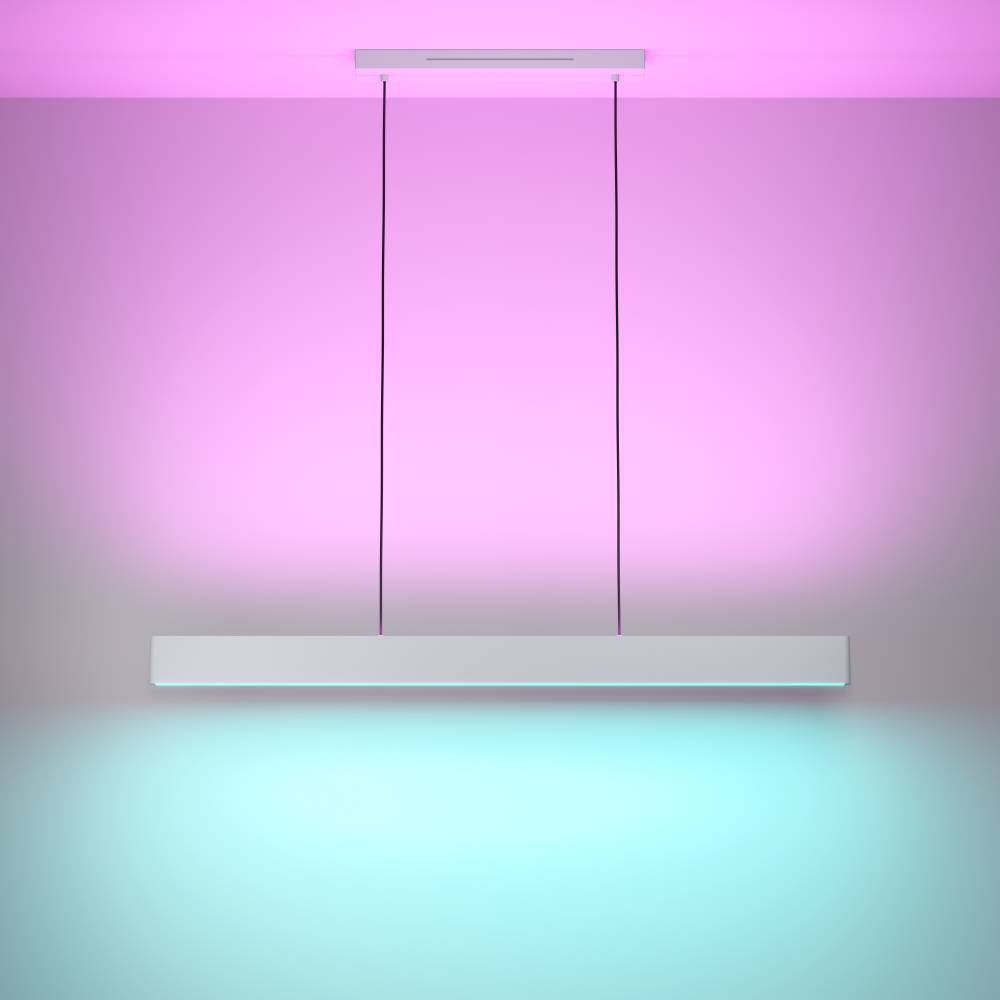 EGLO Hängeleuchte »ANDREAS-Z«, 2 flammig, Leuchtmittel LED-Modul | LED fest integriert, Hängelampe, ZigBee, App und Sprachsteuerung Alexa, RGB, dimmbar