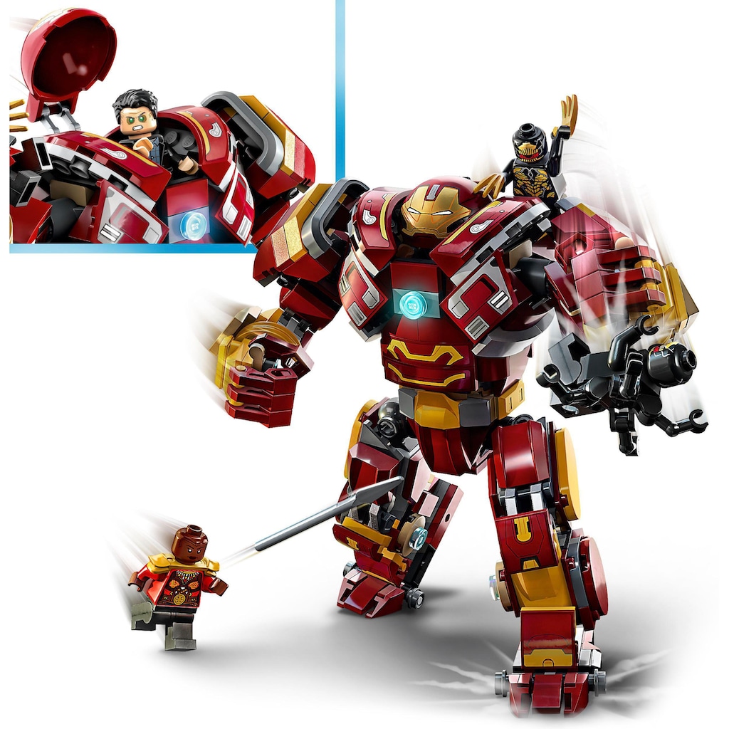 LEGO® Konstruktionsspielsteine »Hulkbuster: Der Kampf von Wakanda (76247), LEGO® Marvel«, (385 St.), Made in Europe