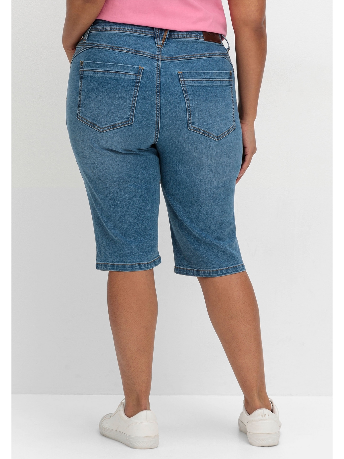 Sheego Jeansbermudas »Große Größen«, im Curvy-Schnitt PIA