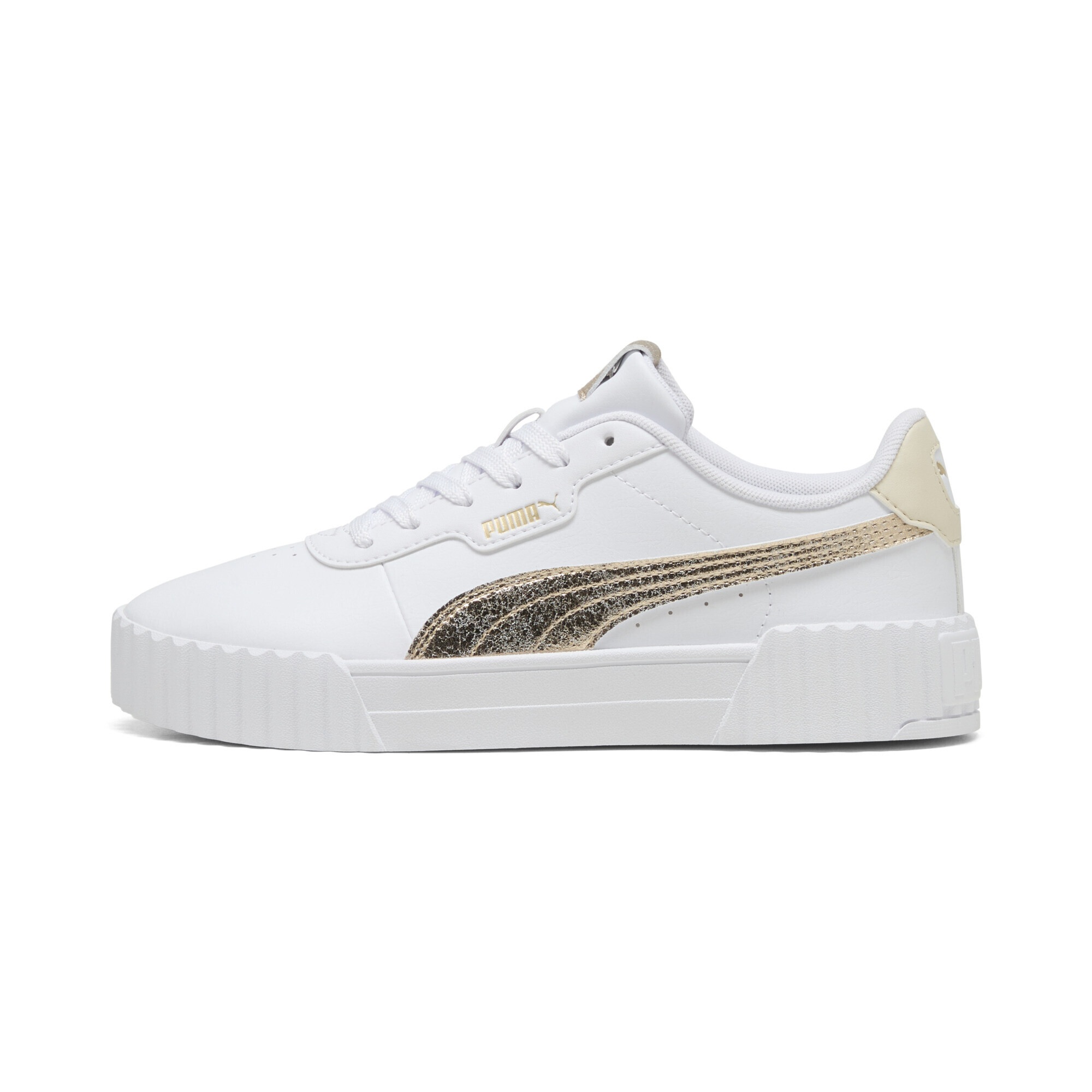 PUMA Sneaker »Carina 3.0 Metallic Whisper Sneakers Damen«