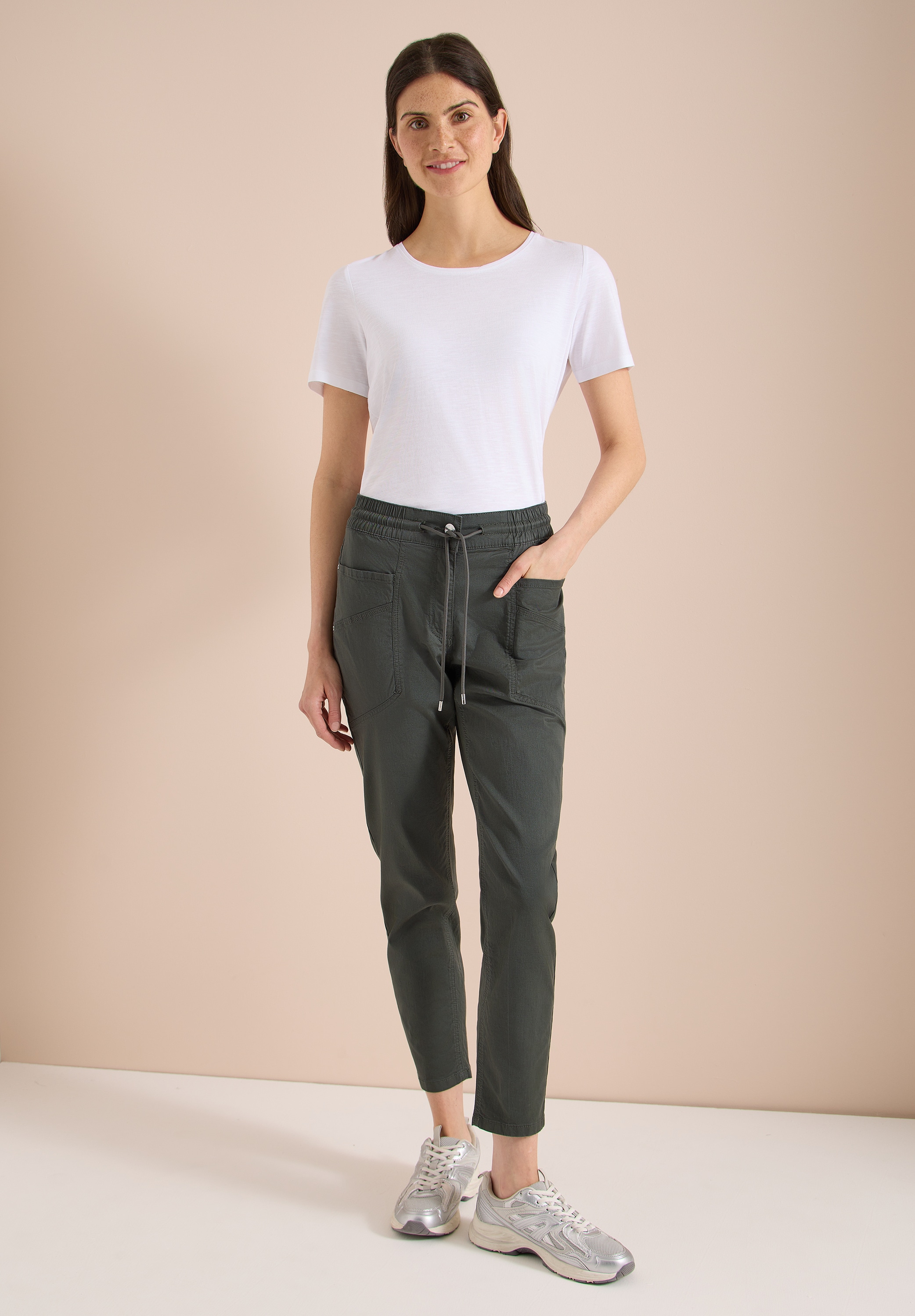 Cecil Röhrenhose  Elastikbund mit Tunnelzug