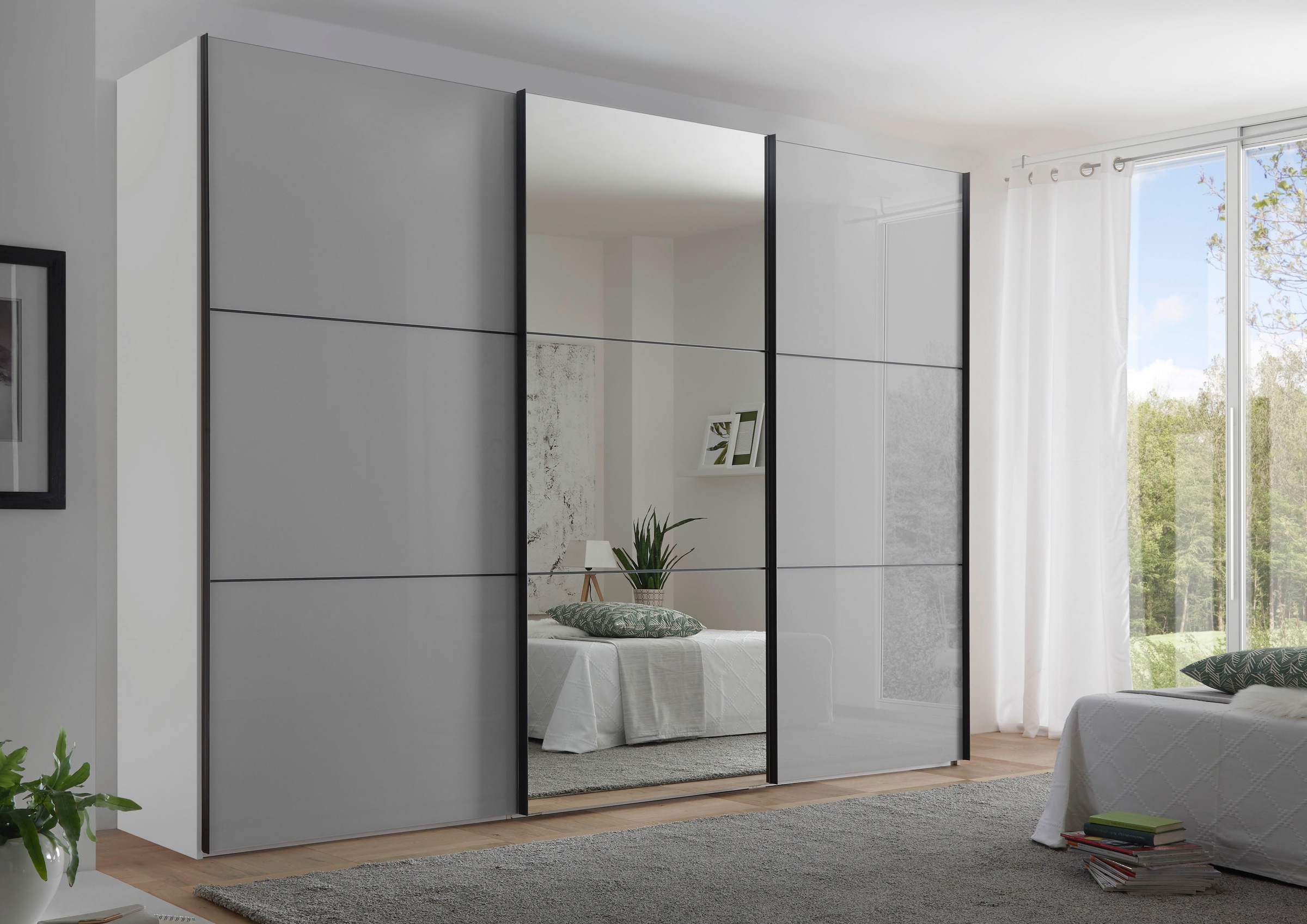 STAUD Schwebetürenschrank »Includo Glas, Made in Germany«