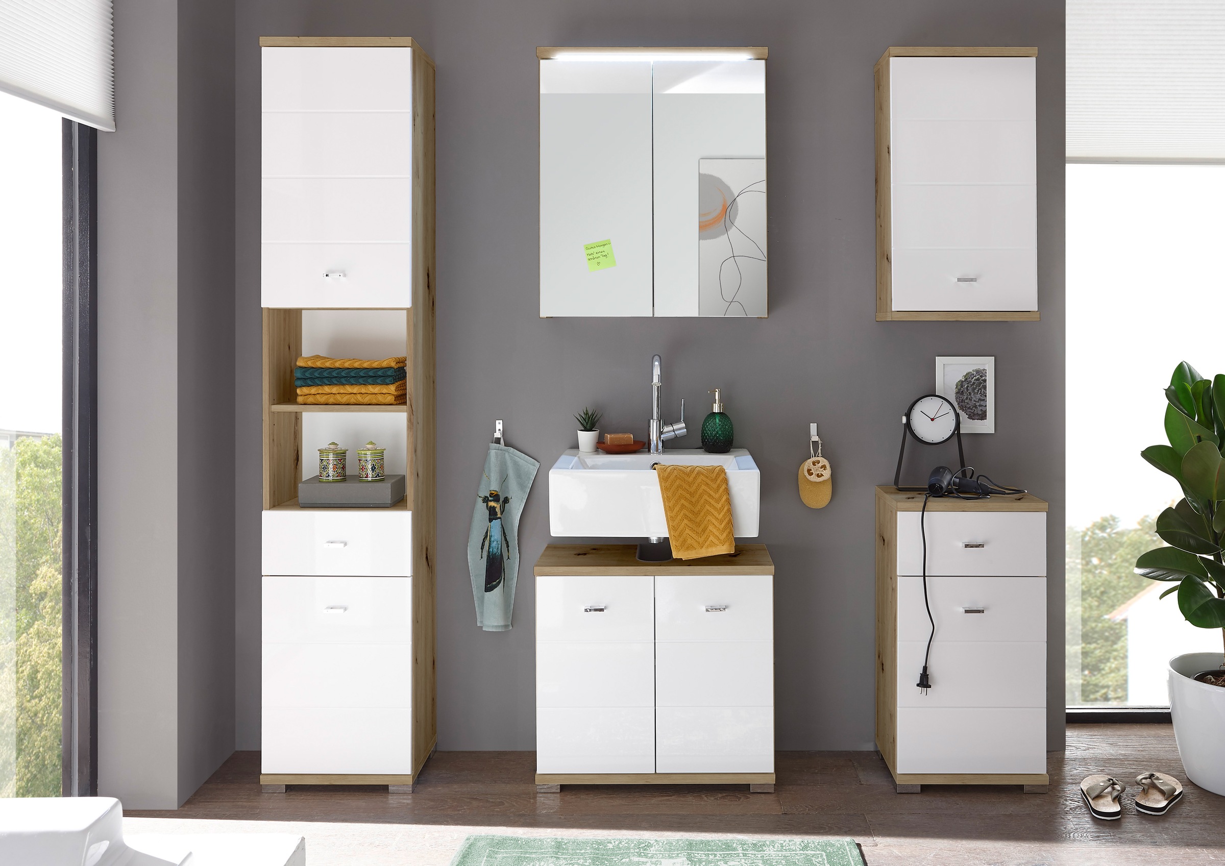 BASIC by Balculina Waschbeckenunterschrank "Pool, Badezimmerschrank BxHxT 6 günstig online kaufen