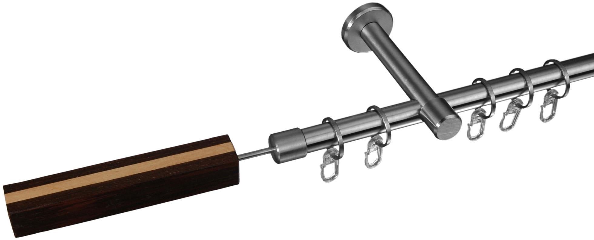Liedeco Gardinenstange "Stil Viborg" Ø 16 mm 1 läufig-läufig Fixmaß 1-läufi günstig online kaufen