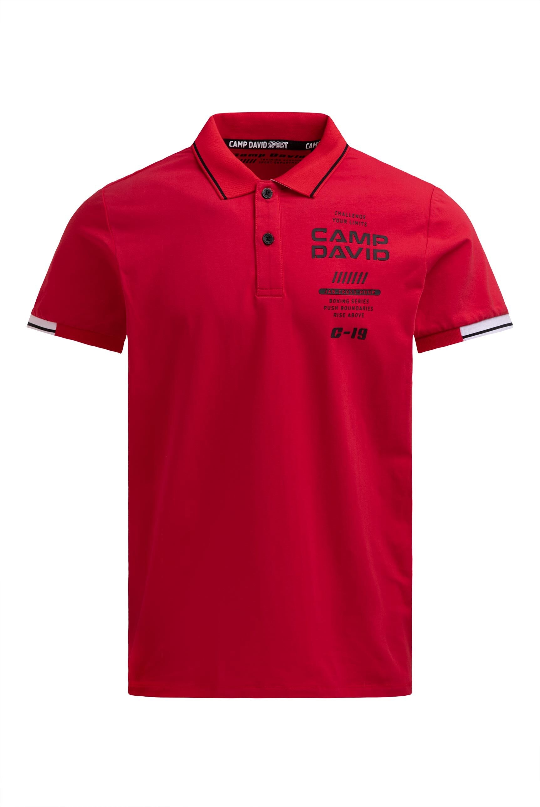 CAMP DAVID Poloshirt aus Baumwolle