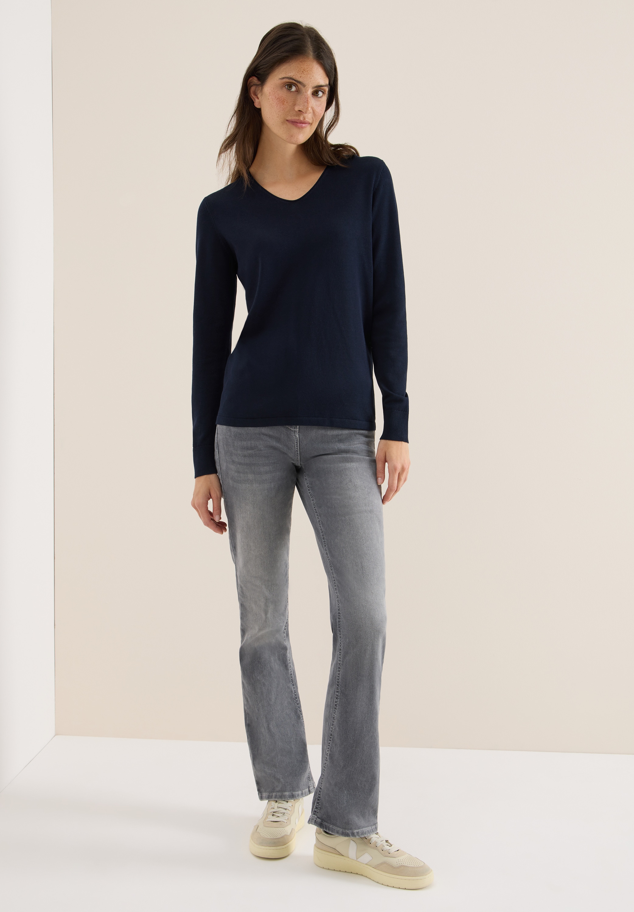 Cecil Strickpullover, im soften Baumwoll-Mix