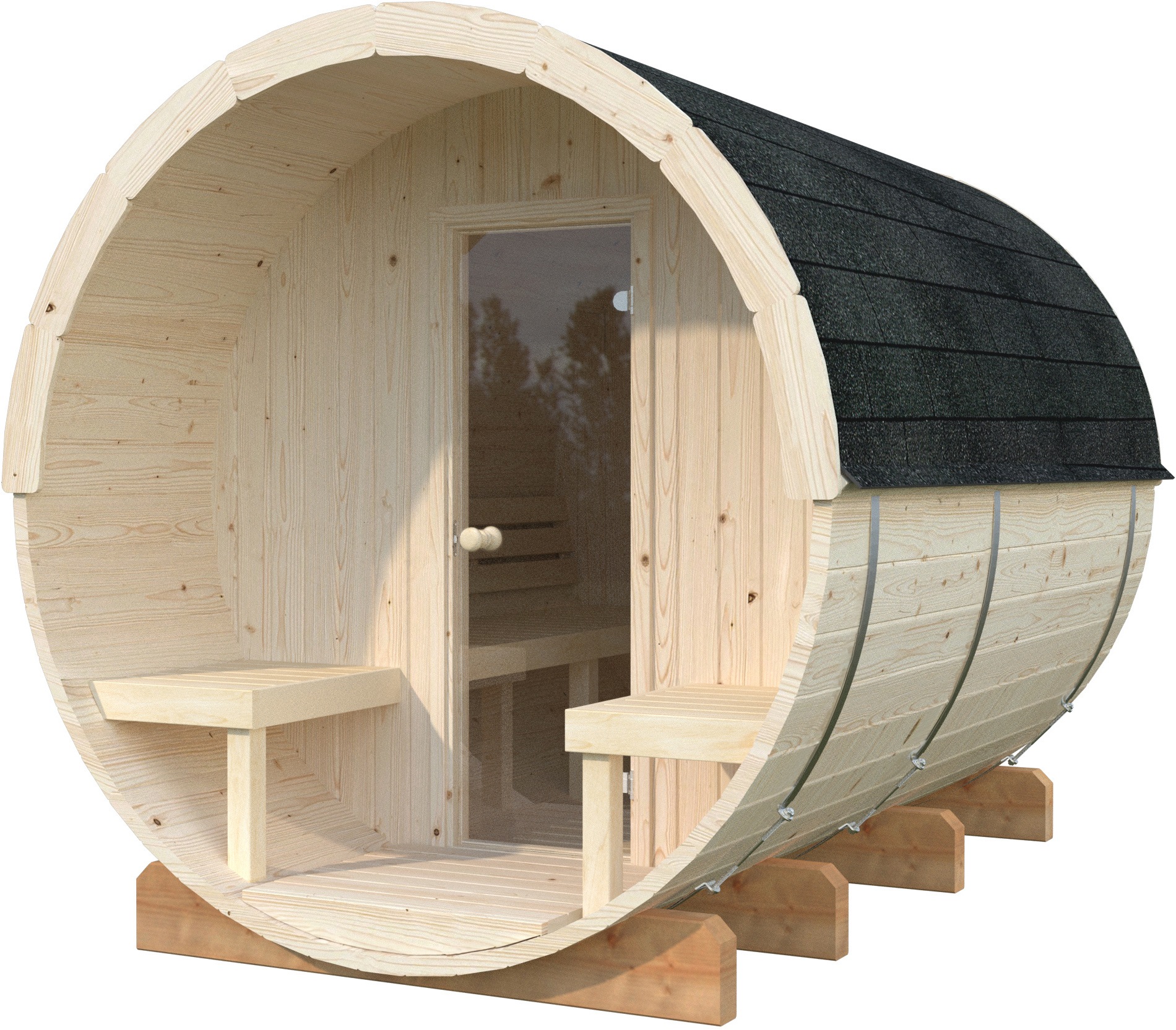 Palmako Sauna »Anita 1,6+0,7 m²«