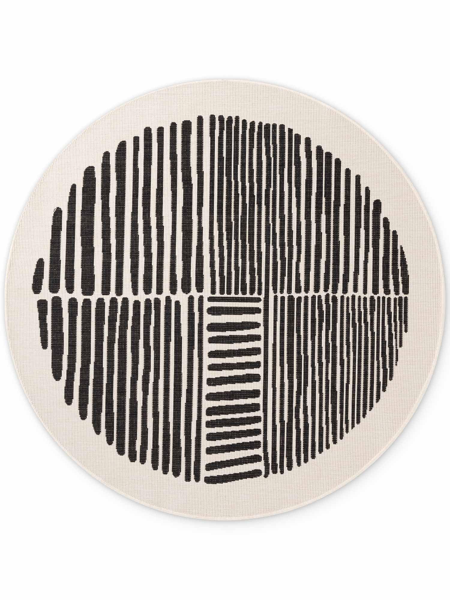 Ted Baker Teppich »Bounds« rund 8 mm Höhe Designteppich, Wetterfest, Pflegeleicht, Modern, Wohnzimmer, Terrasse