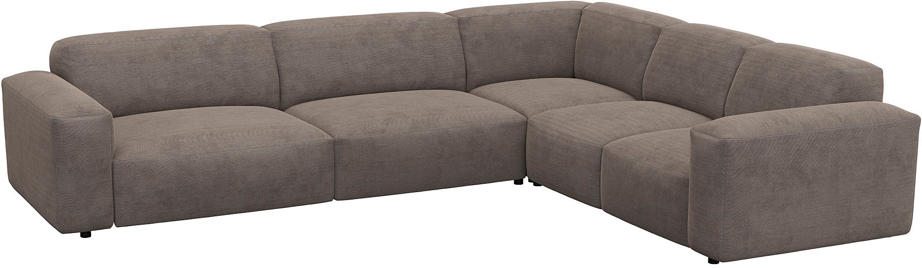 FLEXLUX Ecksofa »Lucera, super bequem durch hochwertigen Sitzaufbau mit Kaltschaum«, modern & anschmiegsam, L-Form, Designsofa