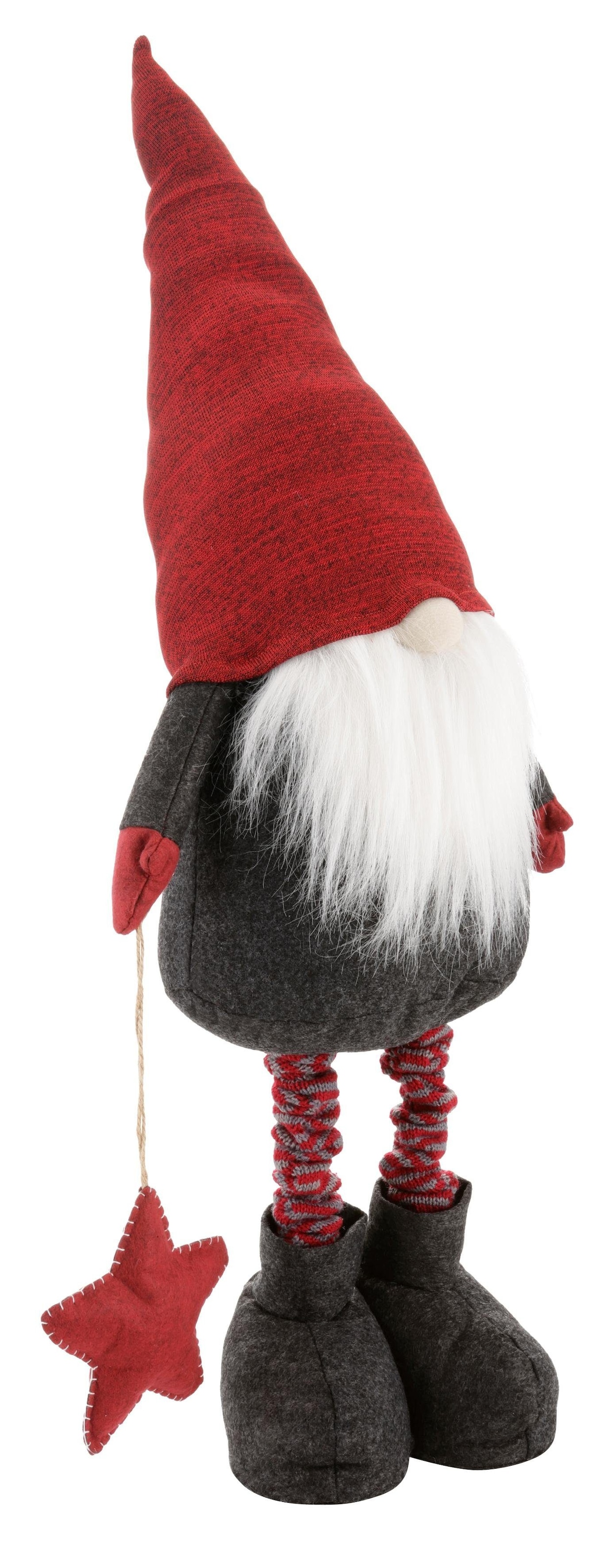 my home Weihnachtsfigur »Wichtel, Weihnachtsdeko«, mit Bart und  Ausziehbeinen, Höhe ca. 100 cm | BAUR