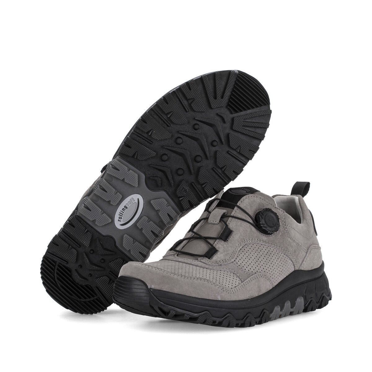 Sneaker GABOR "Sneaker low", Herren, Gr. 46, grau, Schuhe Sneaker 3