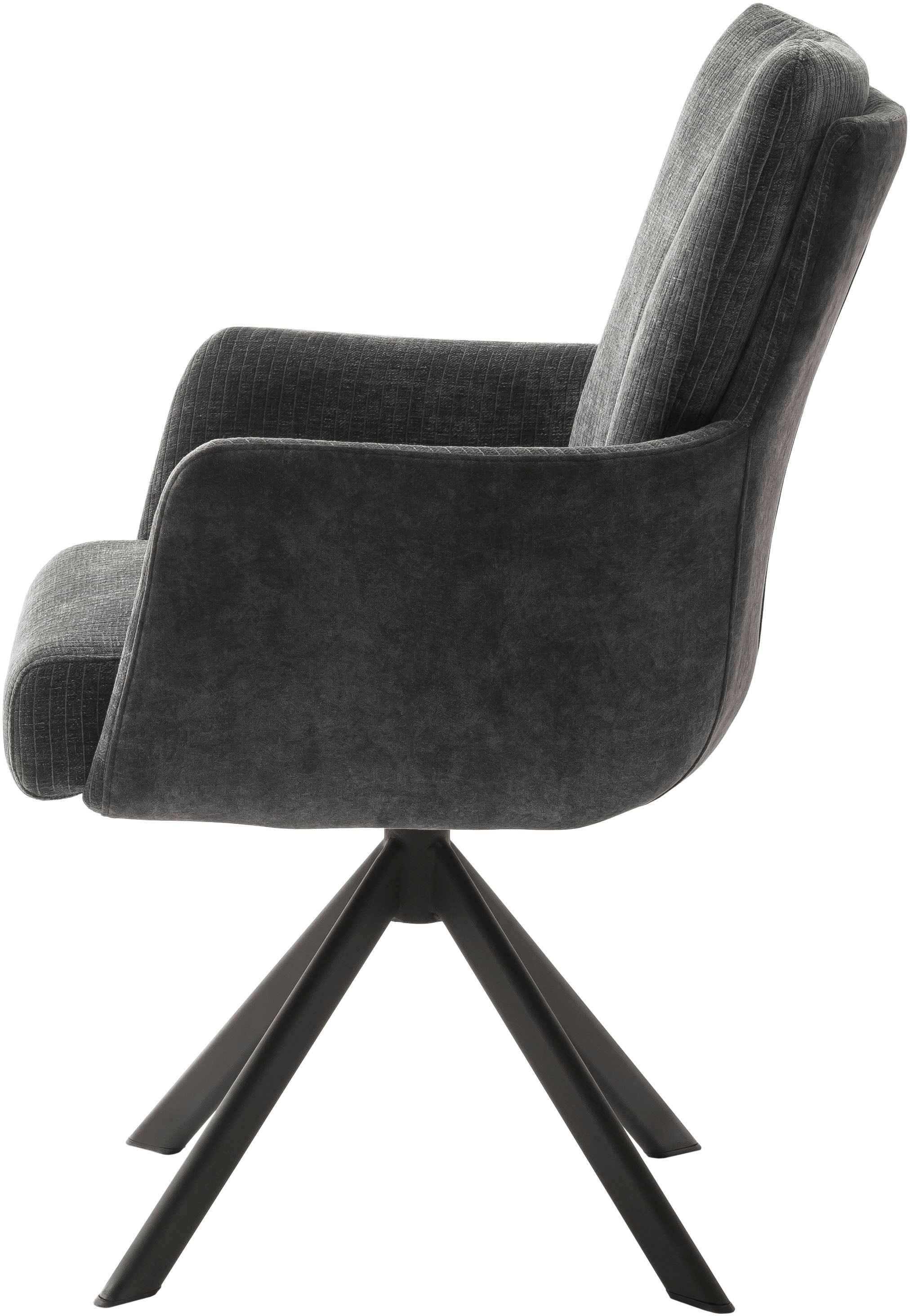MCA furniture Esszimmerstuhl »MALIA«, (Set, 2 Stck), 360° drehbar, Taschenfederkern, Sitzhöhe ca. 49 cm