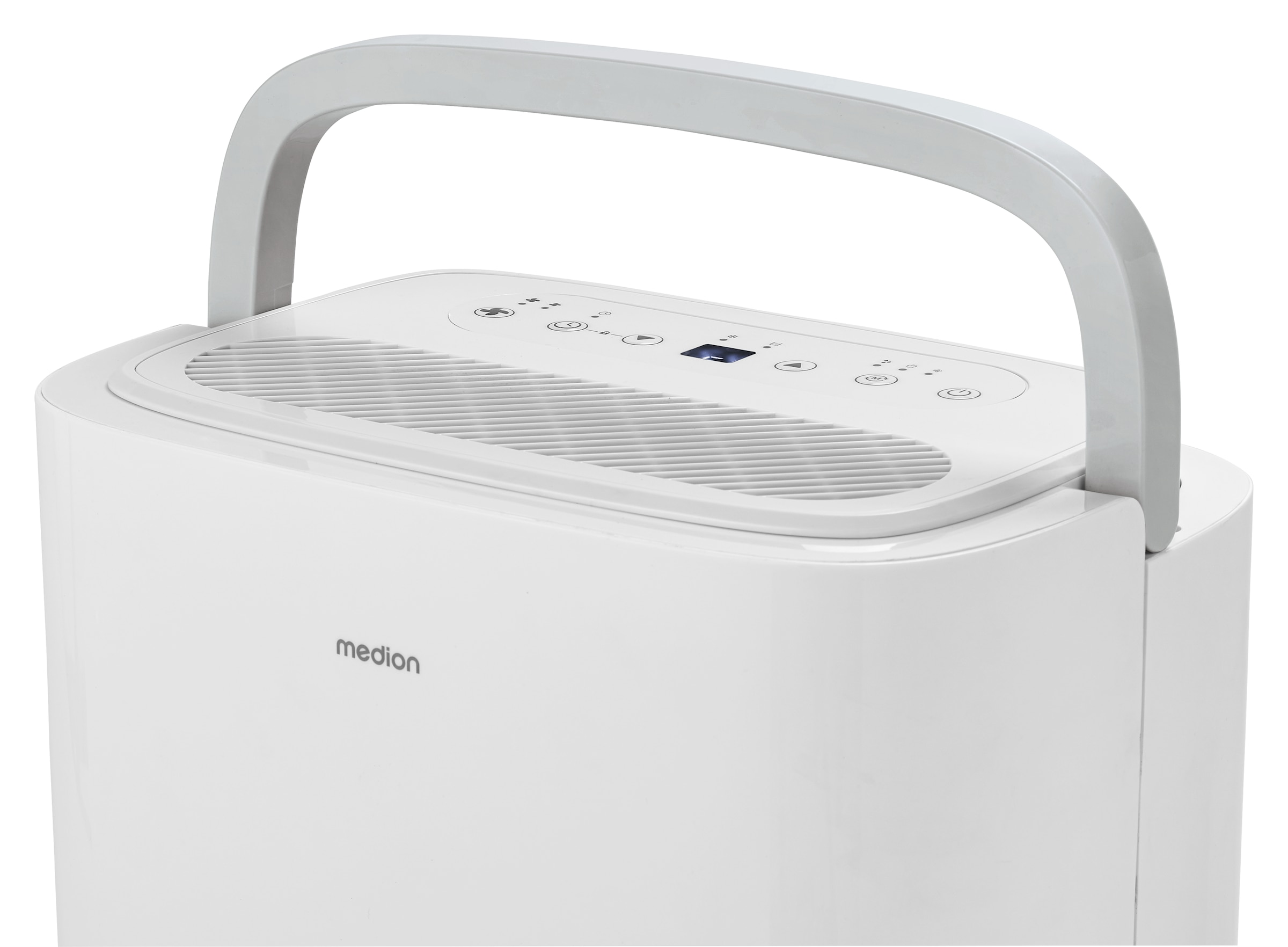 Medion® Luftentfeuchter »DH20 (MD12048), für Räume bis zu 20m²«, Entfeuchtung 20 l/Tag, Tank 5,4 l, Entfeuchtungsleistung 20L/Tag, Volumen Wassertank 5,4L, 3 Modi