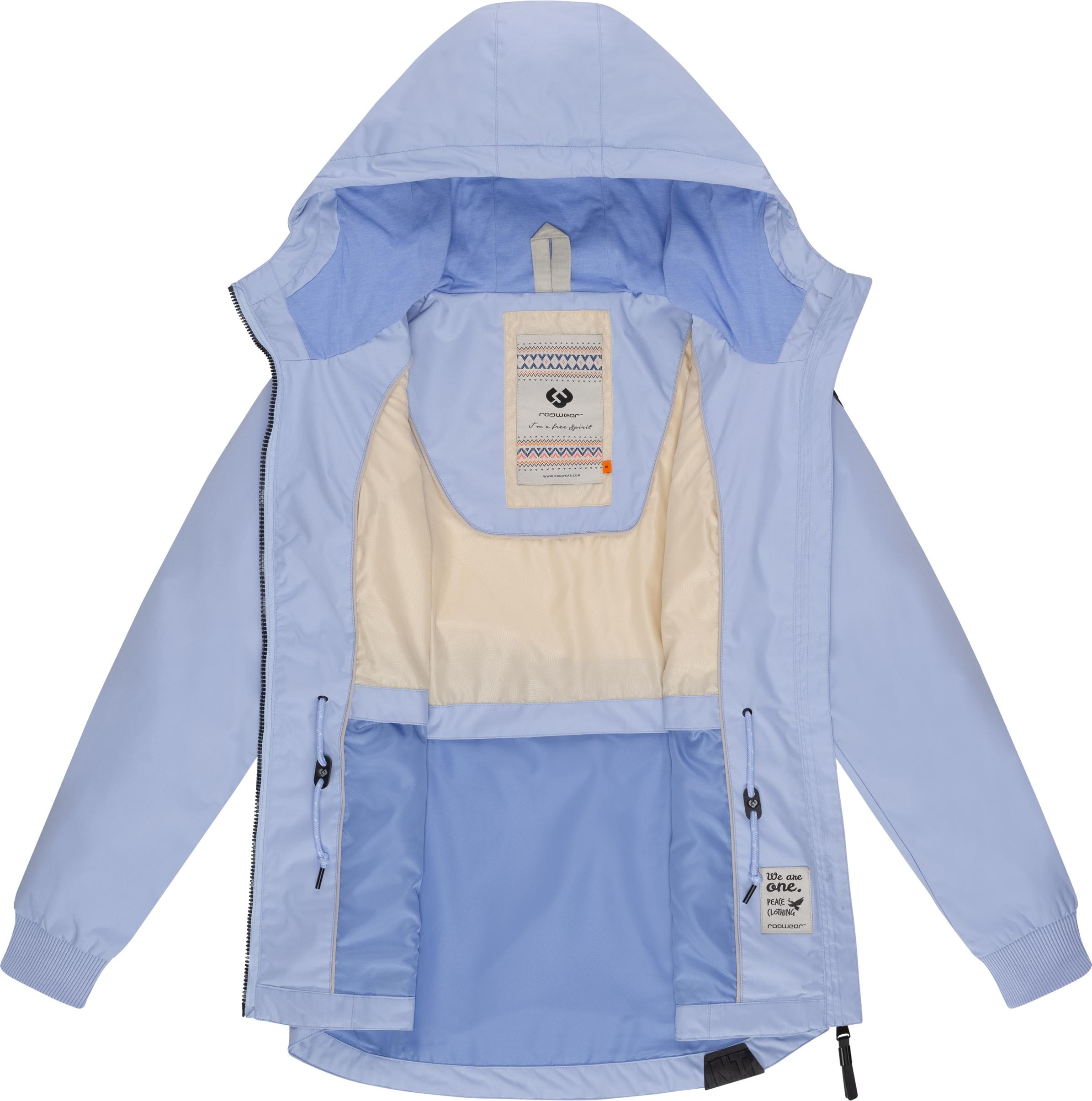 Ragwear Outdoorjacke »Dowey A«, mit Kapuze, Wasser- und winddichte Damen Jacke mit Taillenzugband
