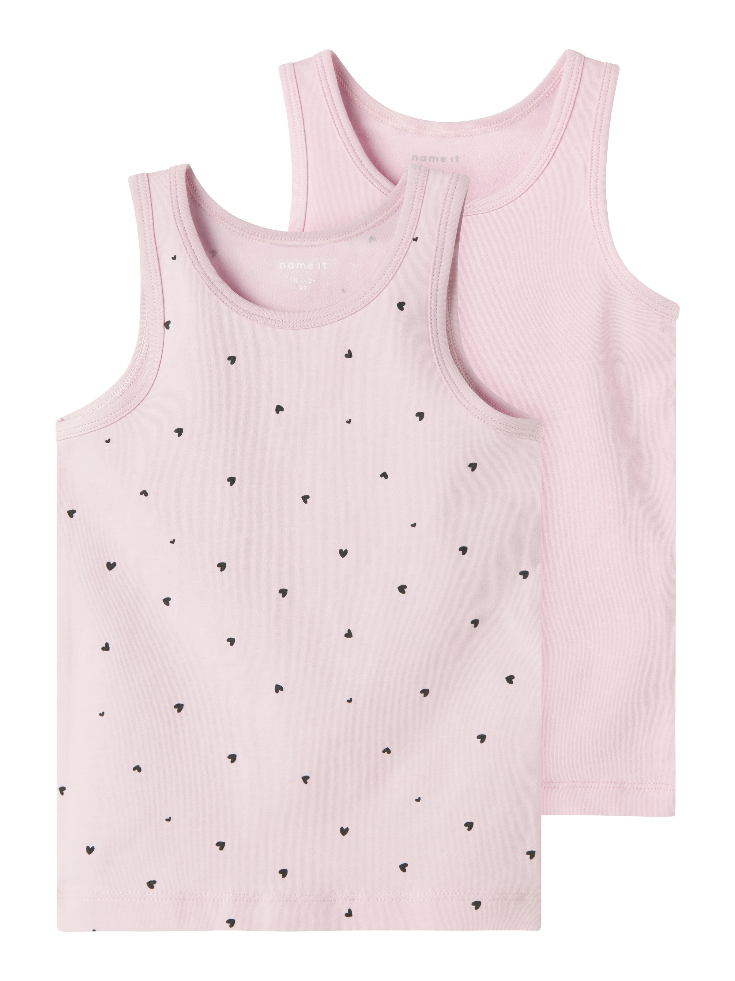 Name It Unterhemd »NMFTANK TOP 2P WINSOME HEARTS NOOS«, (Packung, 2 St.)