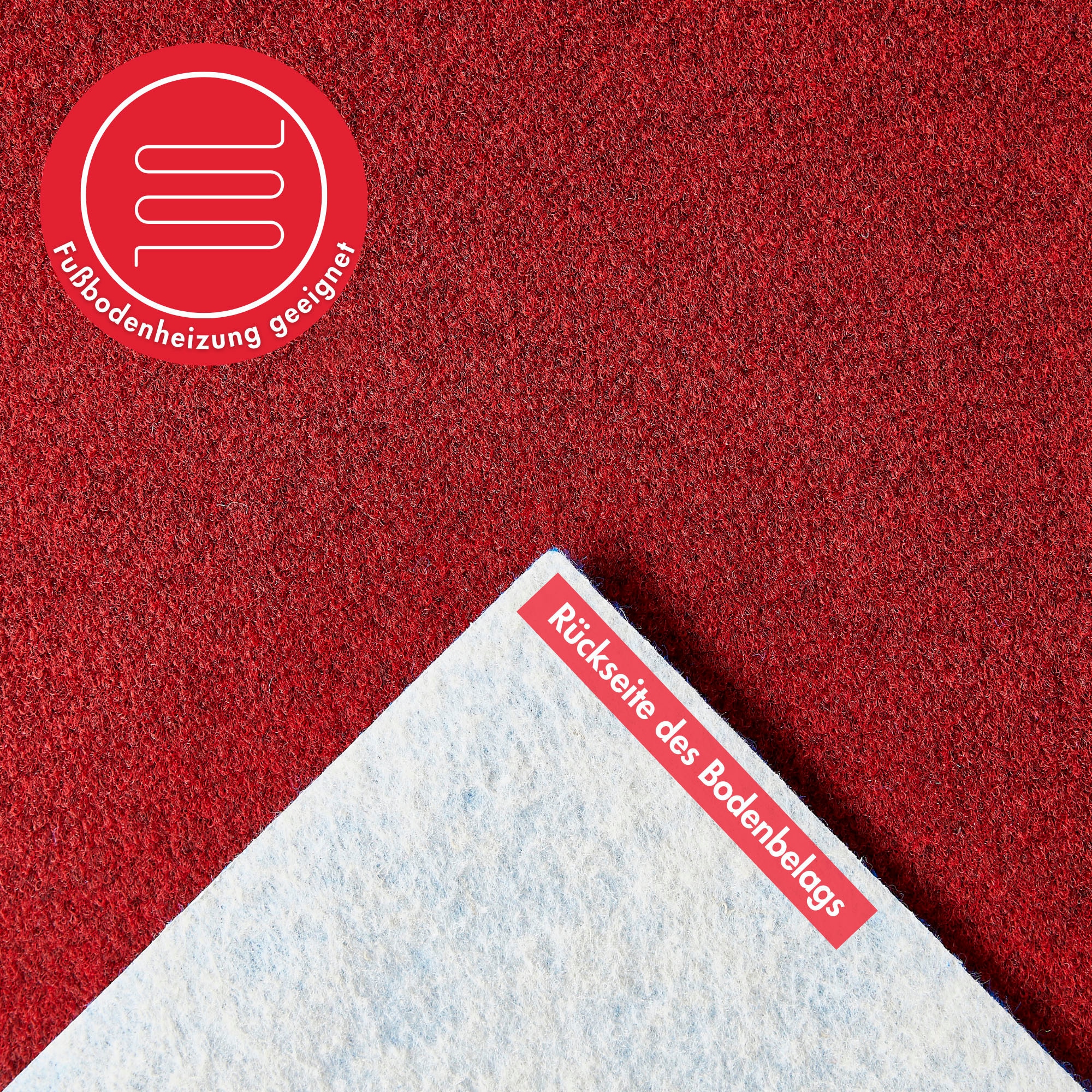 Andiamo Teppichboden »Sina, Velours, Made in Belgium«, rechteckig, 9 mm Höhe, Uni Farben, Breite 400 cm, strapazierfähig, pflegeleicht, Wohnzimmer