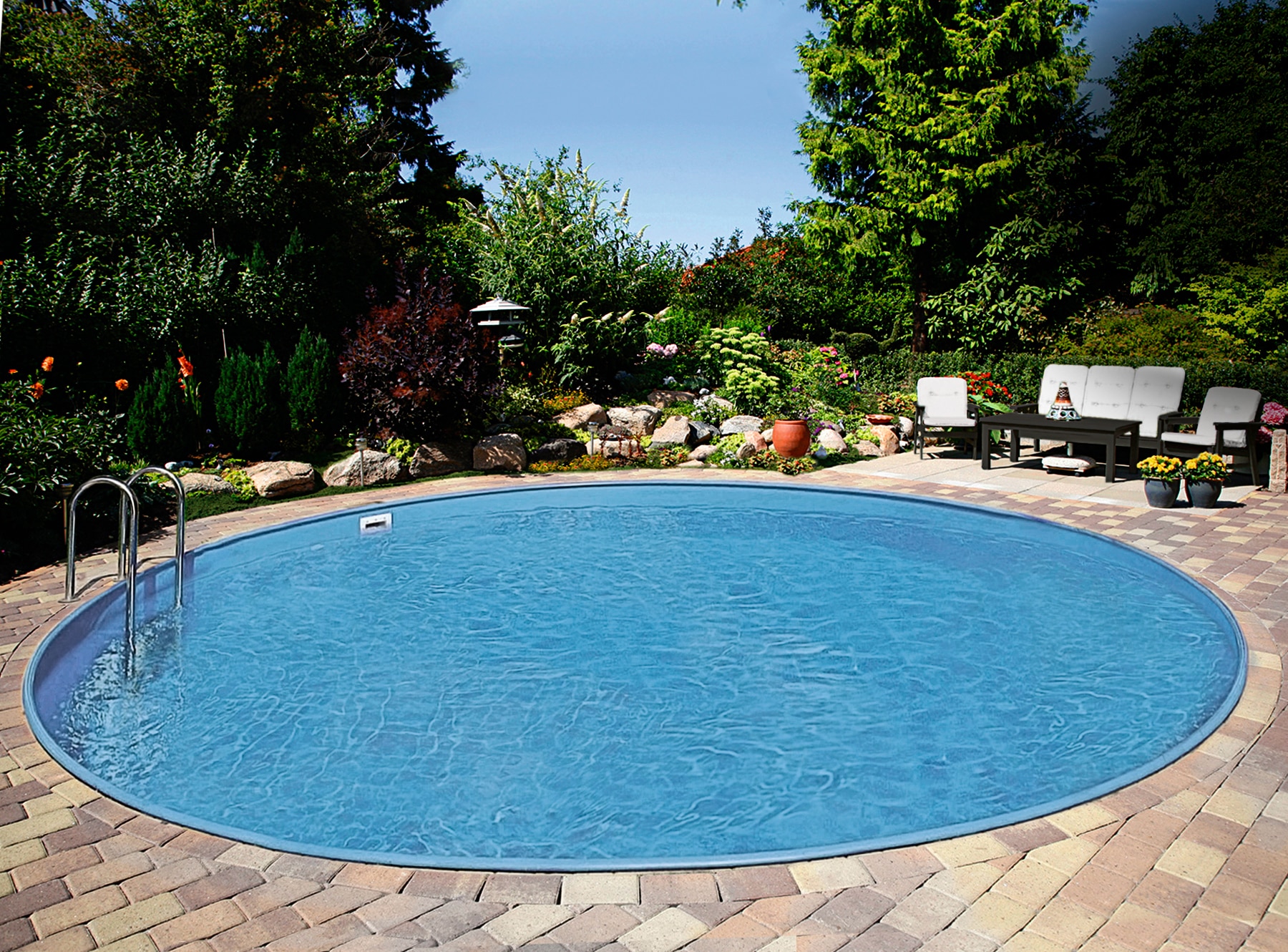 Clear Pool Rundpool »PREMIUM IBIZA« inkl. umfangreichem Zubehör für den Badespaß im eigenen Garten