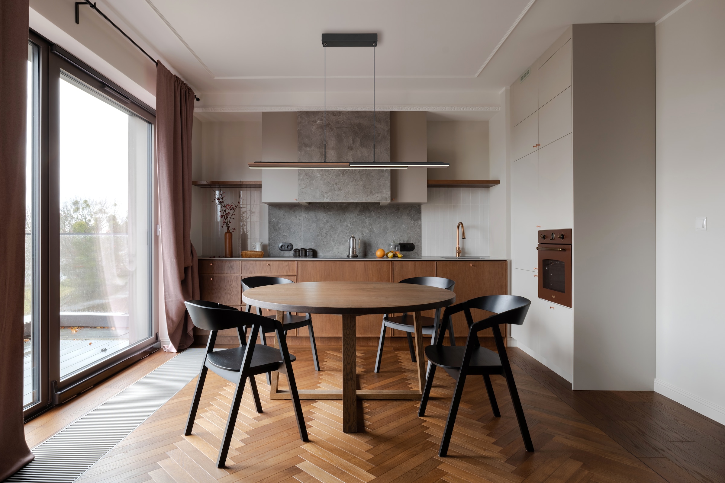 GLOBO LIGHTING LED Pendelleuchte »QUITO«, Leuchtmittel LED-Modul | LED fest integriert, Hängelampe/Hängeleuchte/Wohnzimmer/Esstisch/elegant