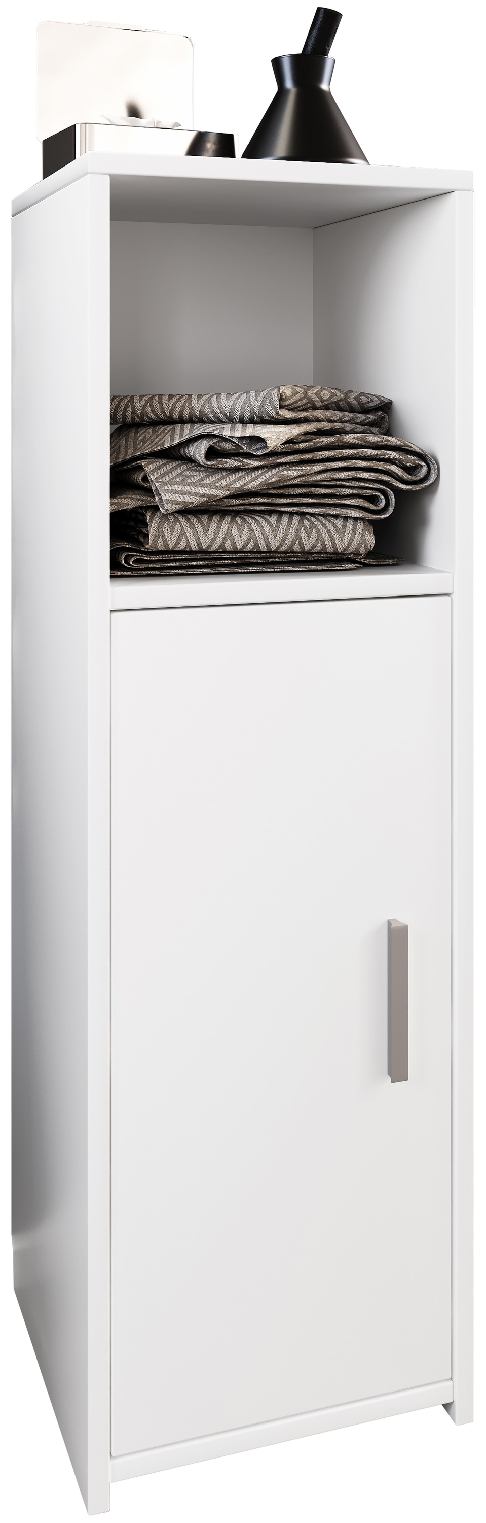 VCM Midischrank "Holz Badmöbel Midischrank Badschrank Bad Zalo" 1 Stk. tlg.