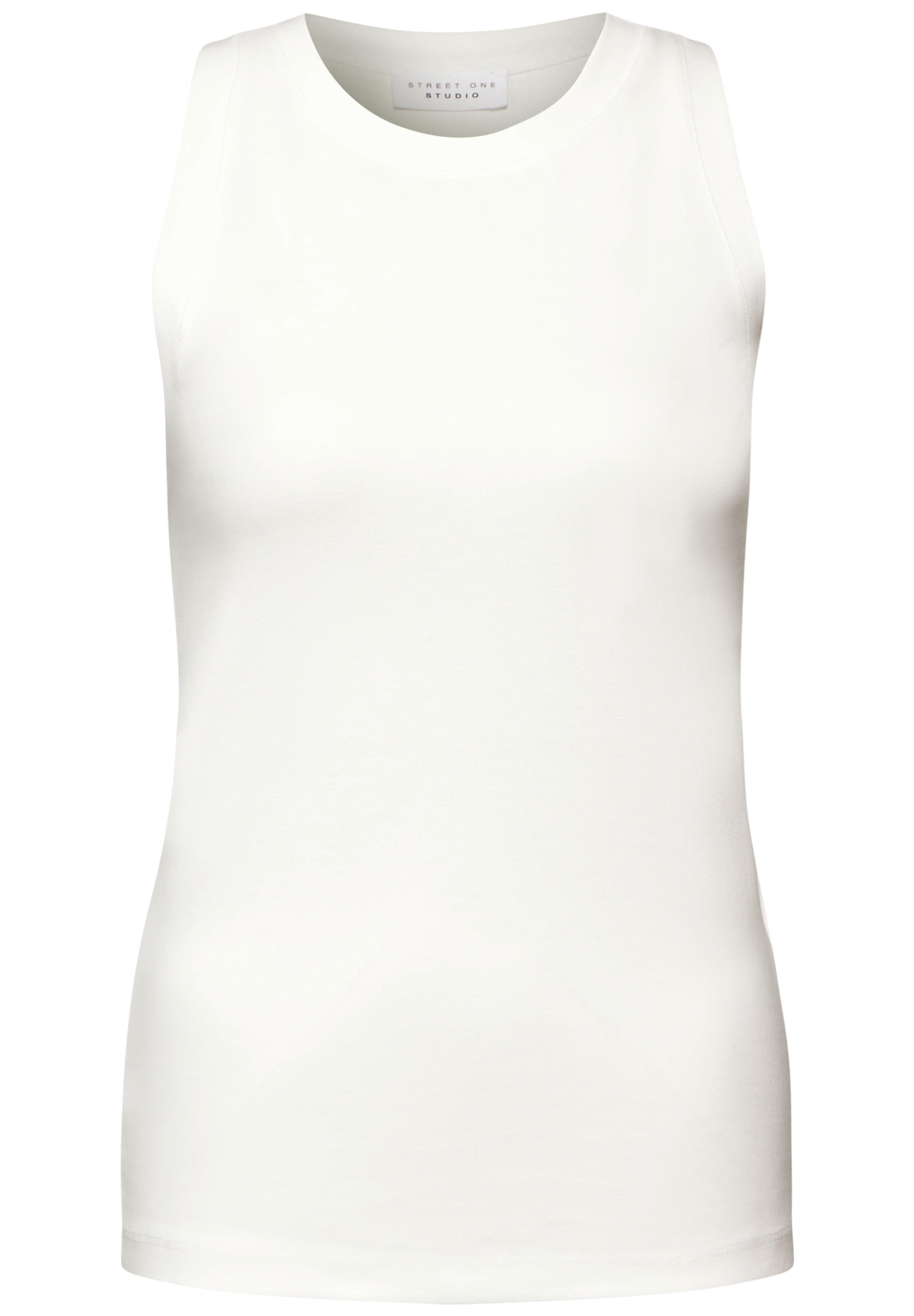 STREET ONE STUDIO T-Shirt, aus elastischem Materialmix