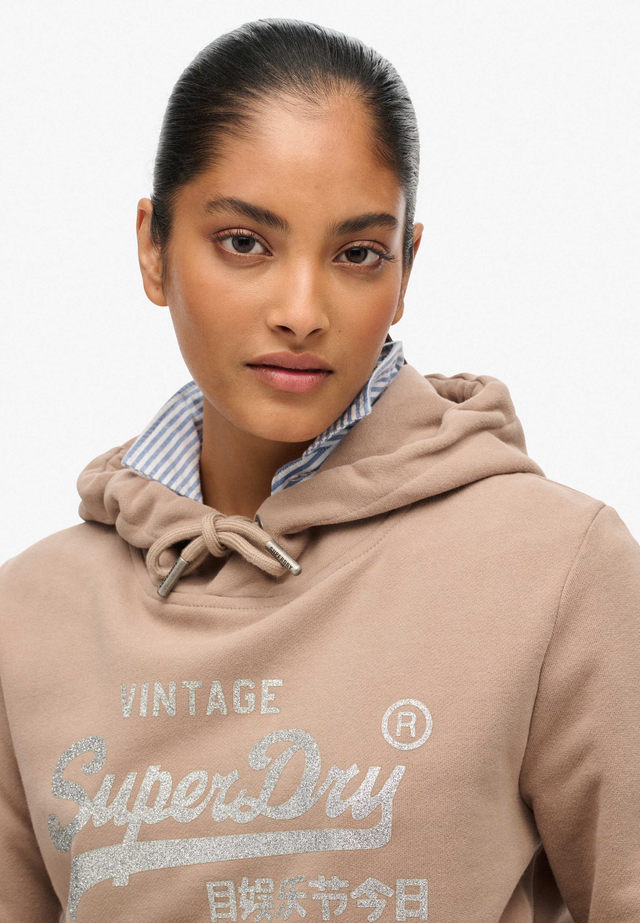 Superdry Kapuzensweatshirt »EMBELLISHED VL RELAXED HOOD«
