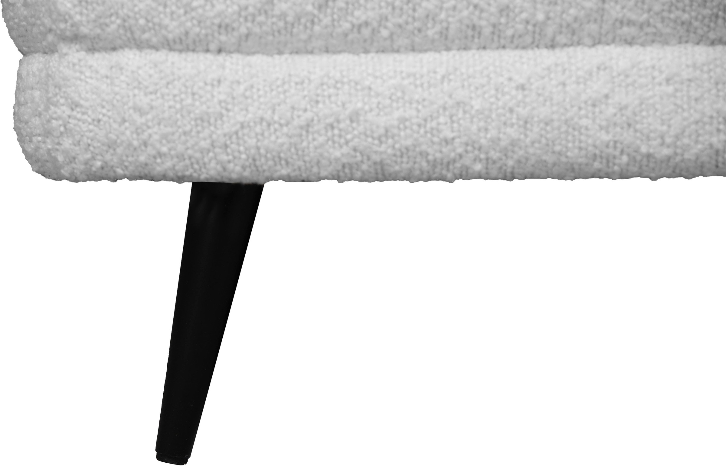 Thumbnail - Home affaire Polsterhocker "Ashly" in 3 Bezugsvarianten, Bouclé, Samtoptik und Struktur weich.