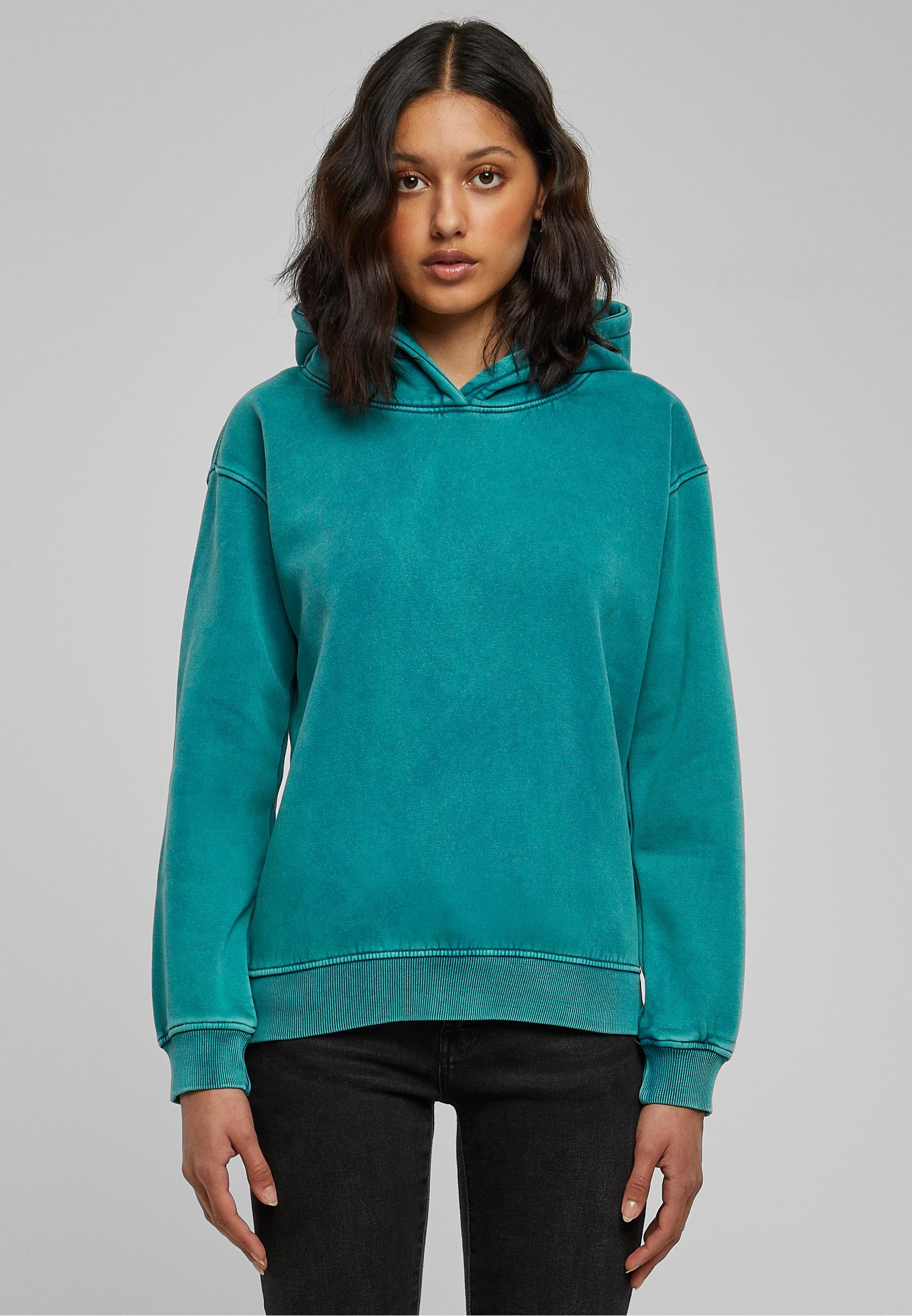 URBAN CLASSICS Kapuzenpullover »Urban Classics Damen Ladies Stone Washed Hoody«, (1 tlg.)