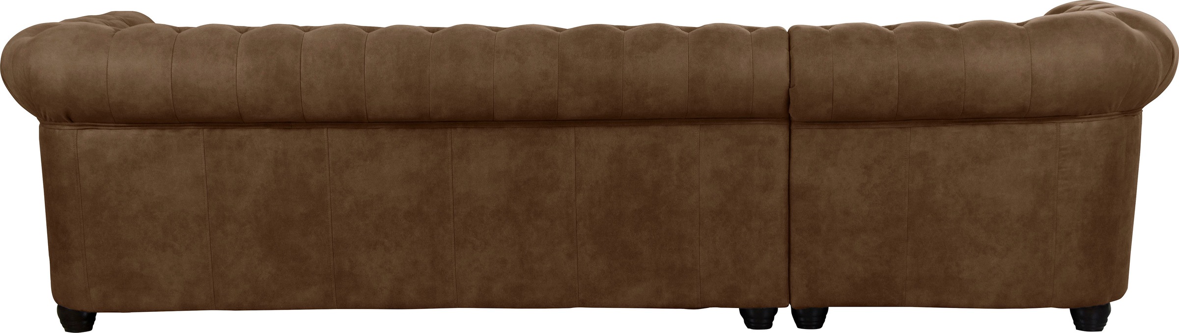 Home affaire Chesterfield-Sofa »Rysum L-Form«, Chesterfield-Optik mit Ottomanen-Abschluß