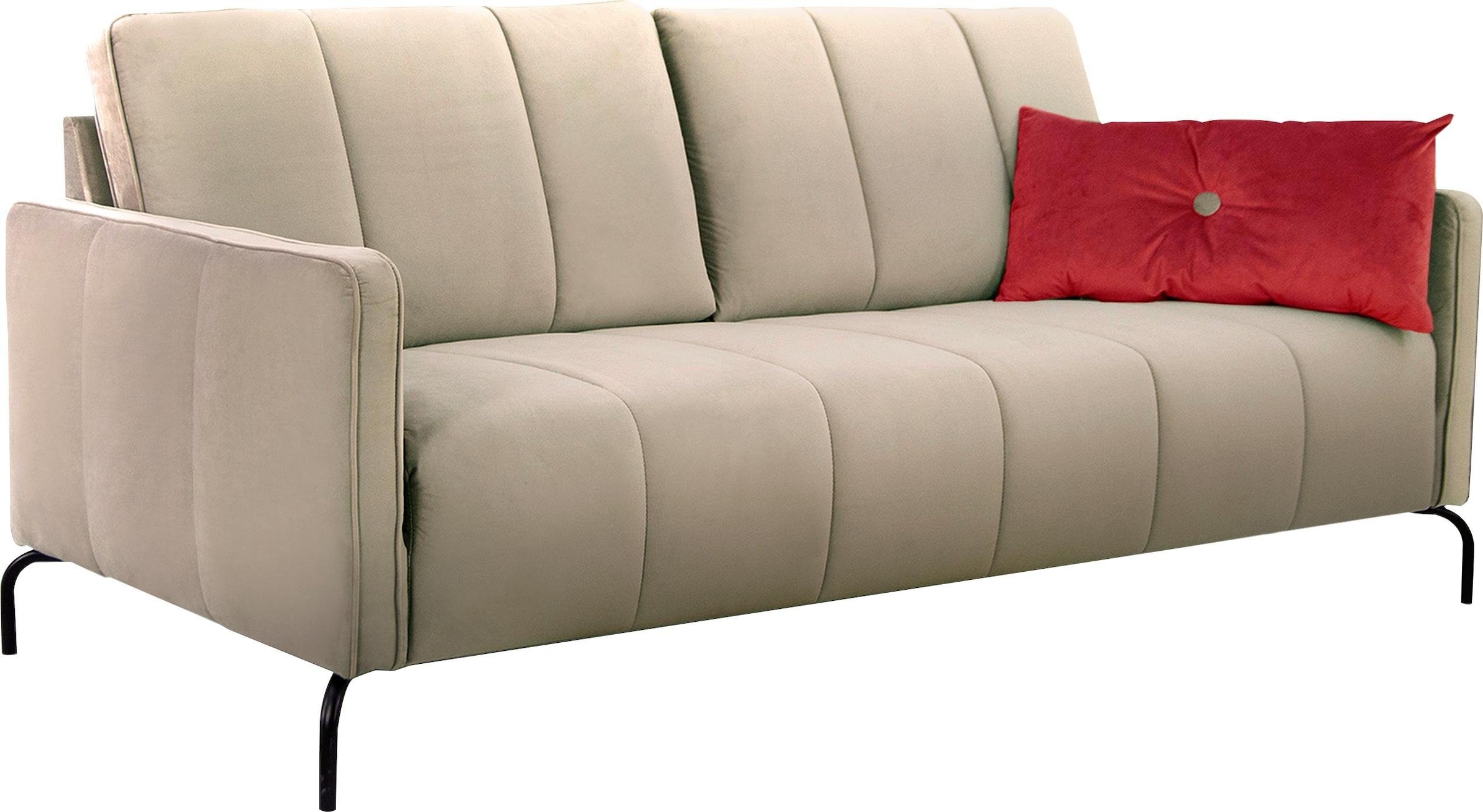 Home affaire 3-Sitzer "Xeen" mit feiner Steppung und Keder günstig online kaufen