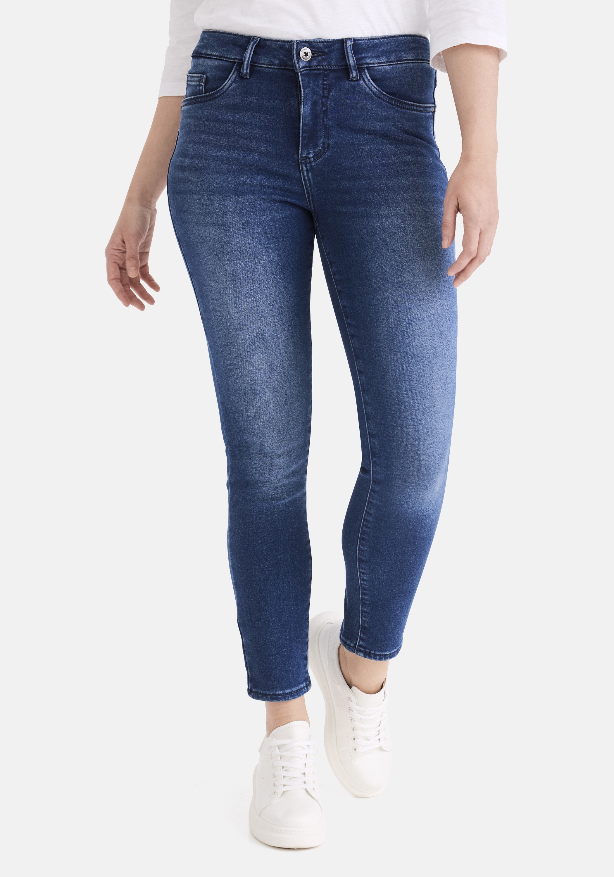 STOOKER WOMEN "FLORENZ Modern Slim Fit 5-Pocket Hose" Slim Fit Casual Clean Wash Denim Thermo Jeans für Damen