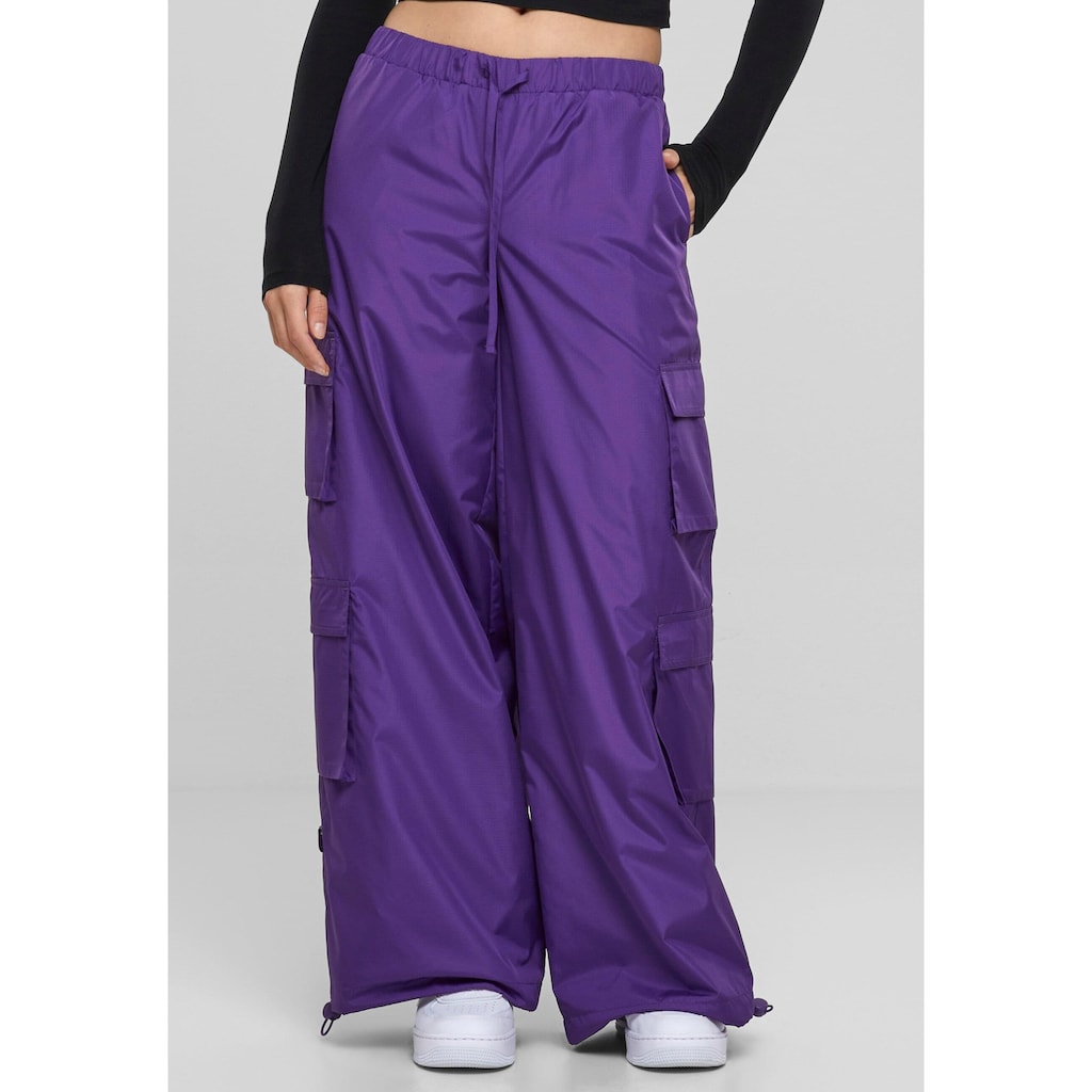 URBAN CLASSICS Cargohose »Urban Classics Damen Ladies Ripstop Double Cargo Pants«, (1 tlg.)