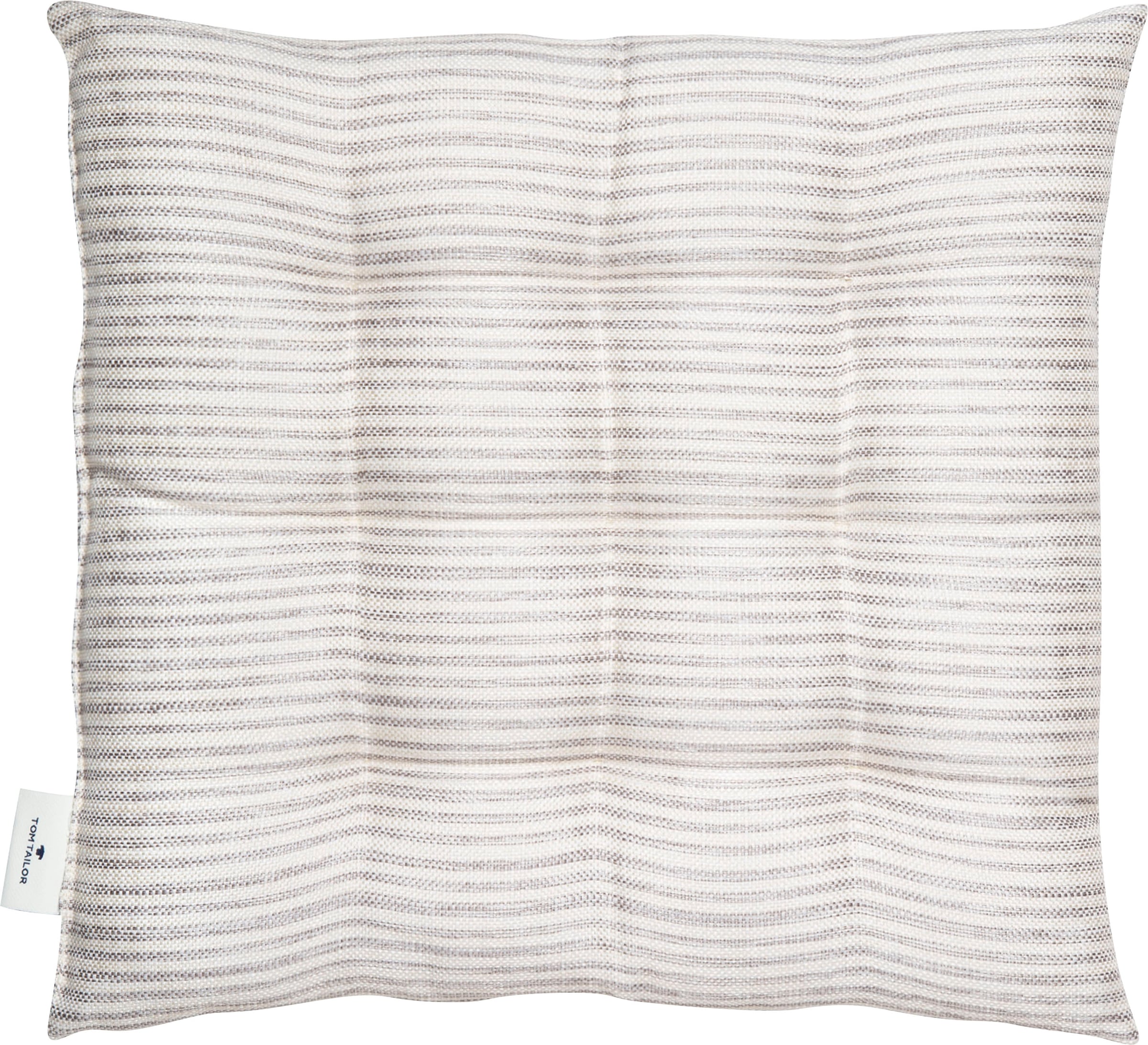 TOM TAILOR HOME Stuhlkissen "Fresh Stripe", mit modernem Nadelstreifendessin