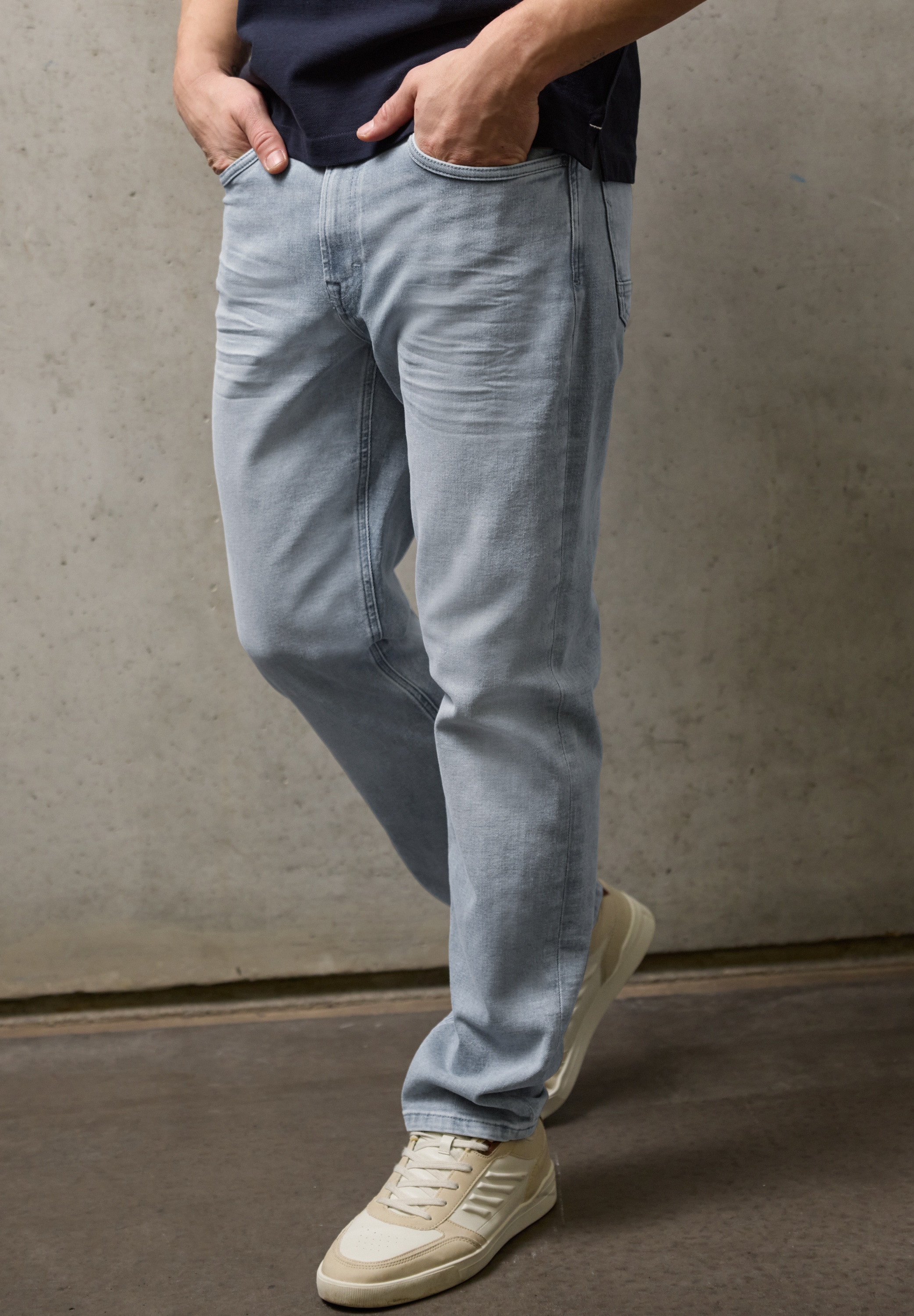 STREET ONE MEN Regular-fit-Jeans Middle Waist