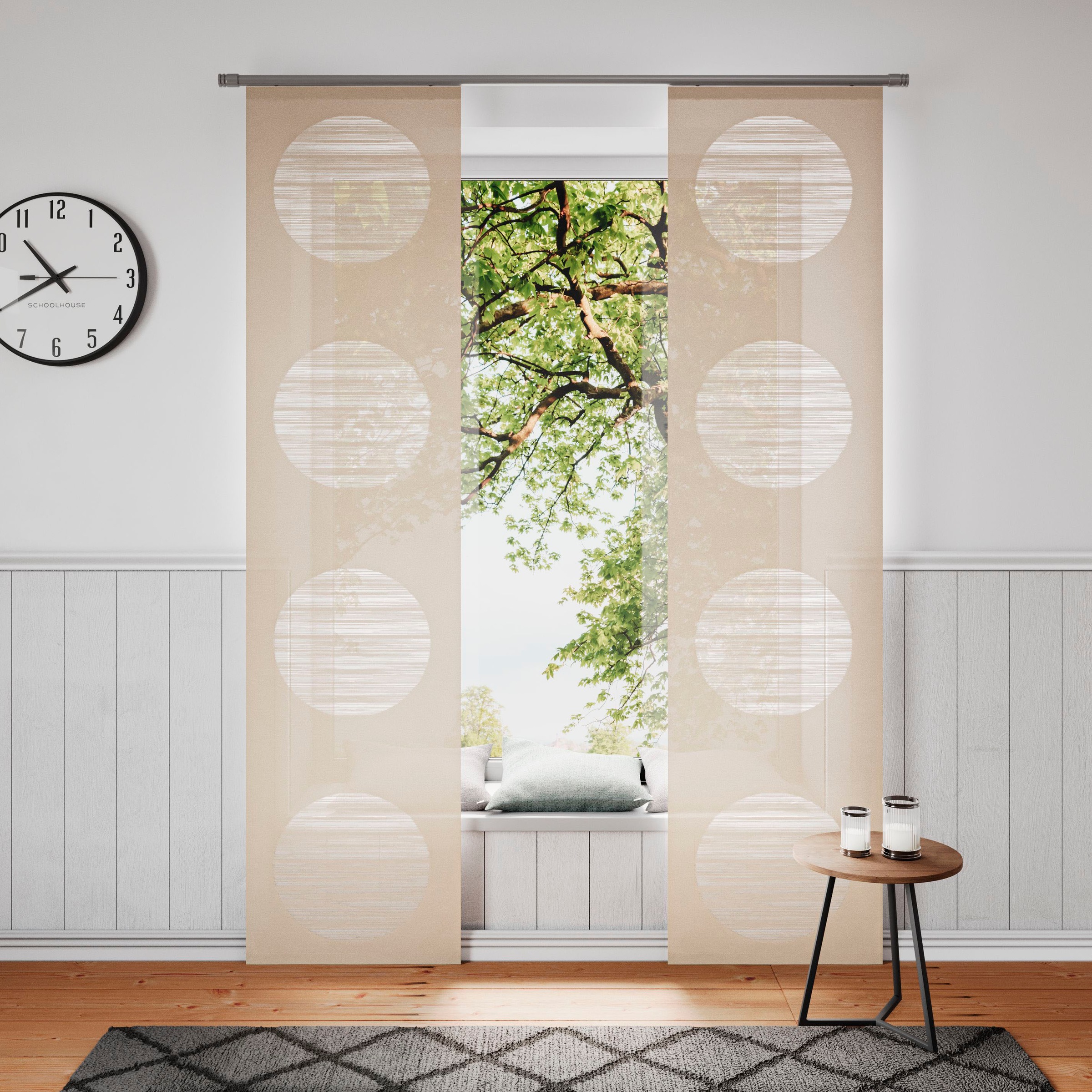 Neutex for you Schiebegardine "Padova" Klettband 1 Stk. tlg. inkl. Befestig günstig online kaufen